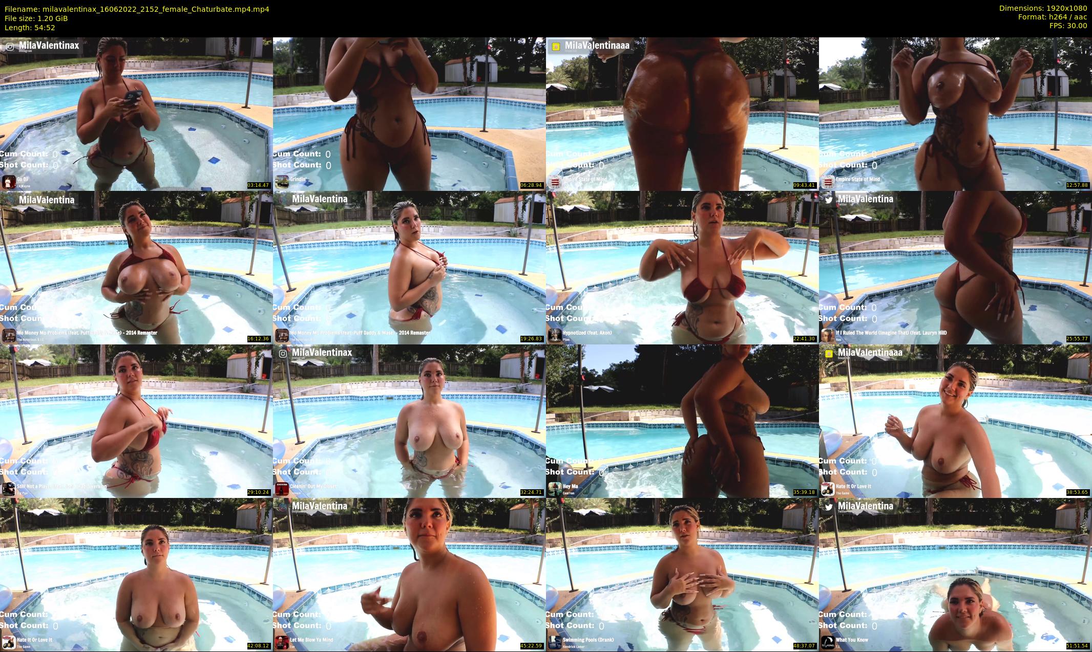 milavalentinax — 55 minute Chaturbate female cam show recording, 1080p, Jun 16, 2022