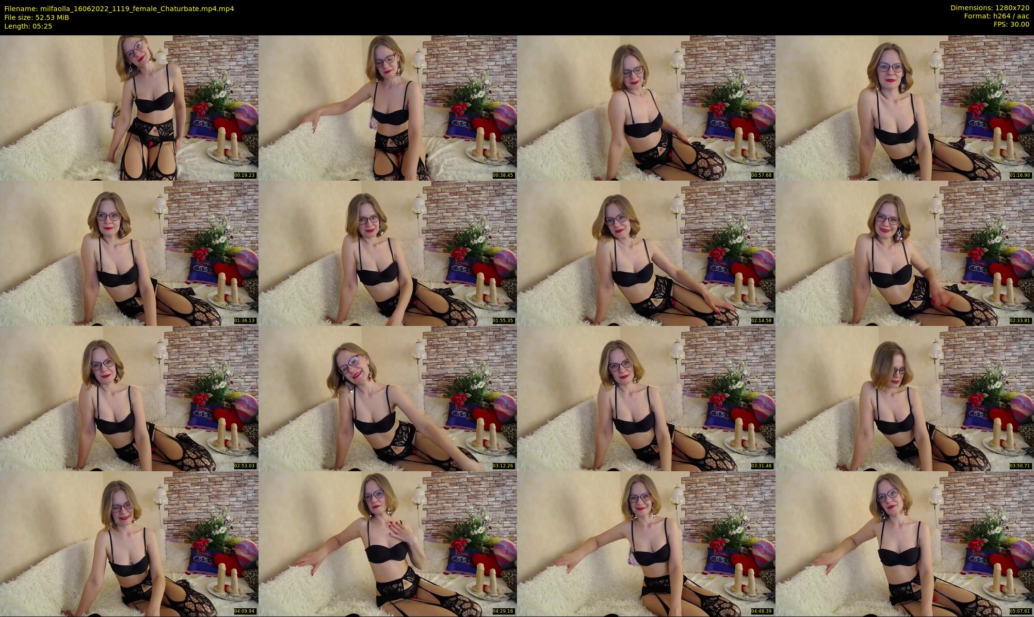 milfaolla — 6 minute Chaturbate female cam show recording, 720p, Jun 16, 2022