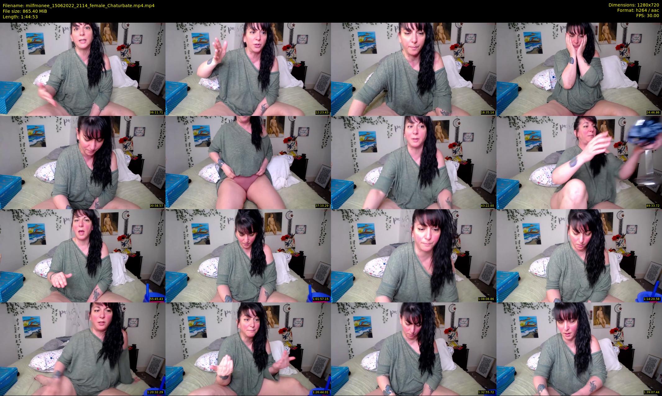 milfmonee — 105 minute Chaturbate female cam show recording, 720p, Jun 15, 2022