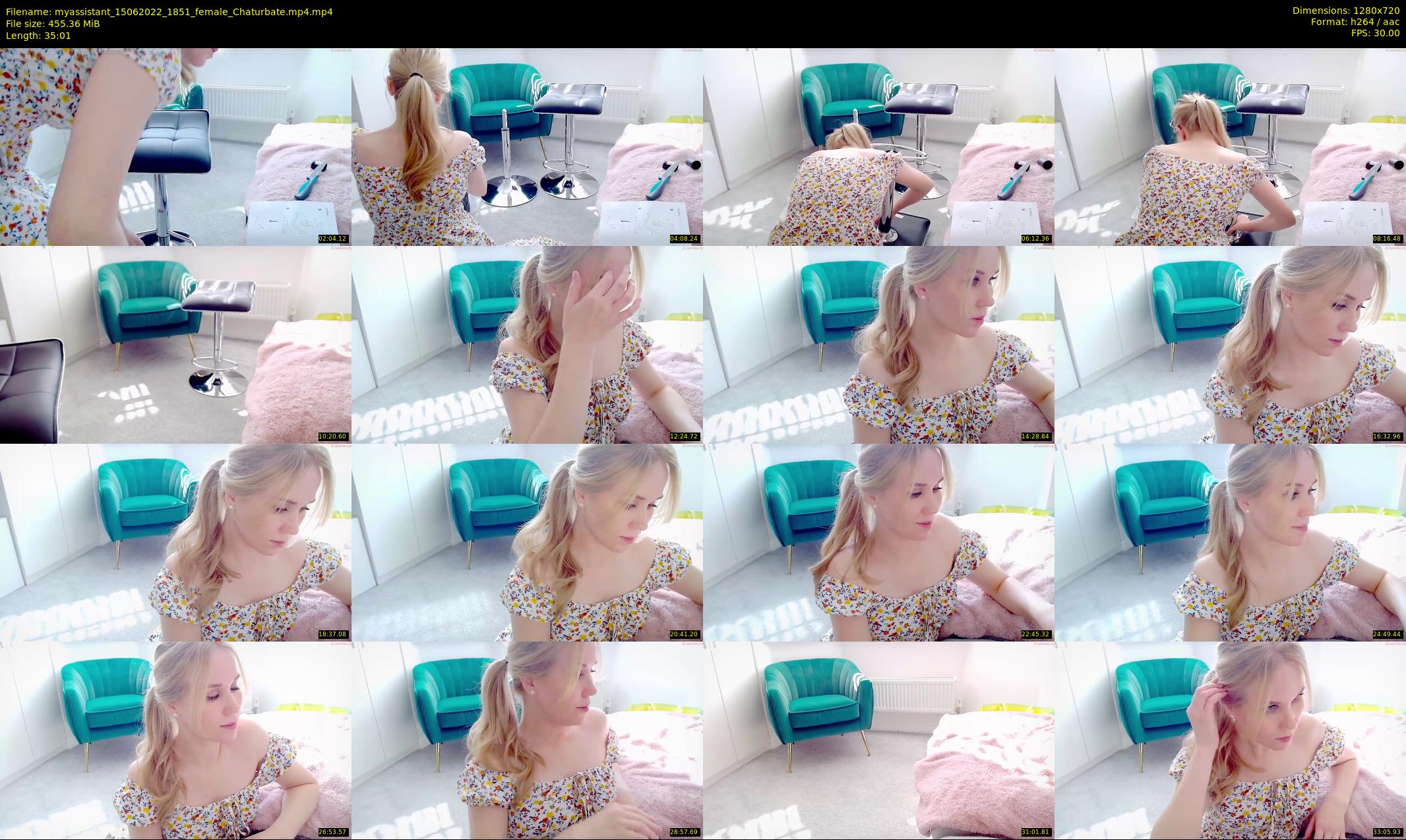 myassistant — 36 minute Chaturbate female cam show recording, 720p, Jun 15, 2022