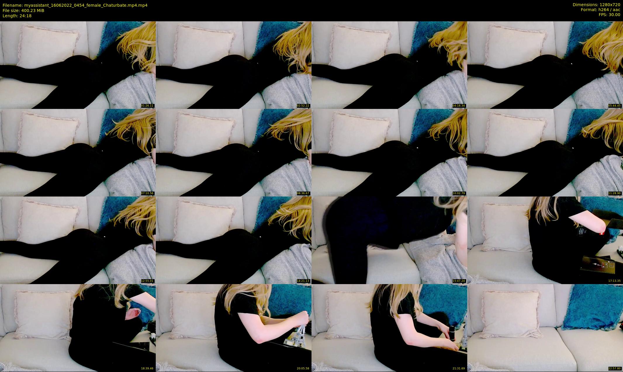 myassistant — 25 minute Chaturbate female cam show recording, 720p, Jun 16, 2022