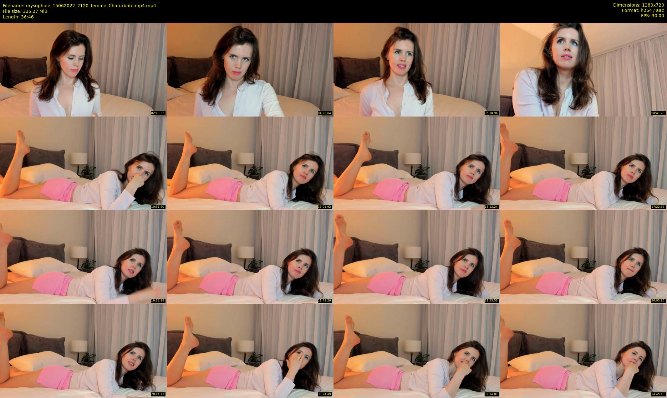 mysophiee — 37 minute Chaturbate female cam show recording, 720p, Jun 15, 2022