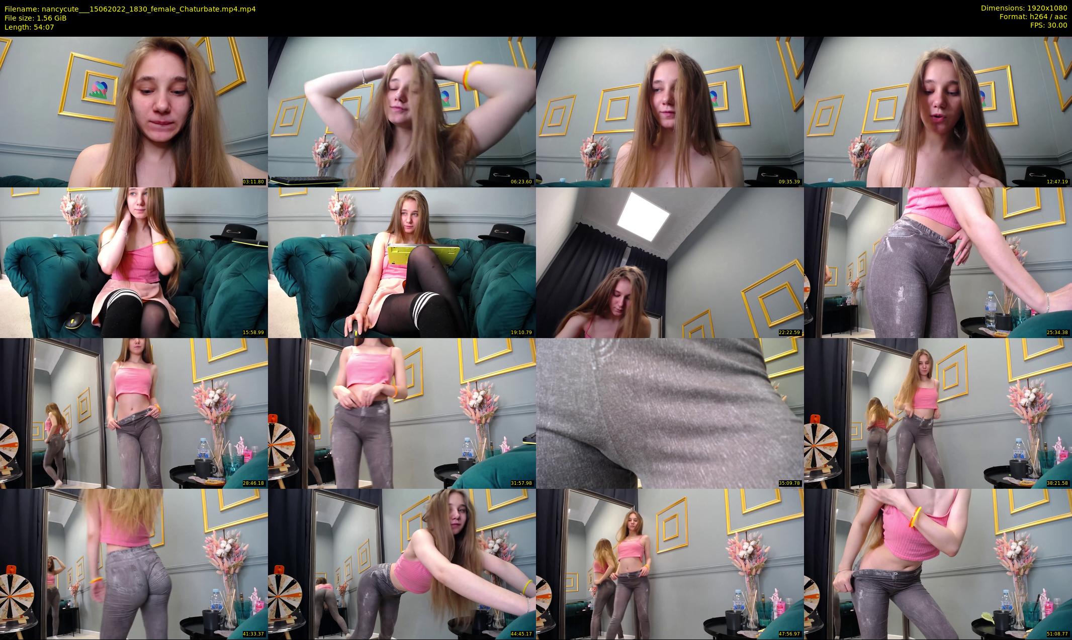 nancycute__ — 55 minute Chaturbate female cam show recording, 1080p, Jun 15, 2022