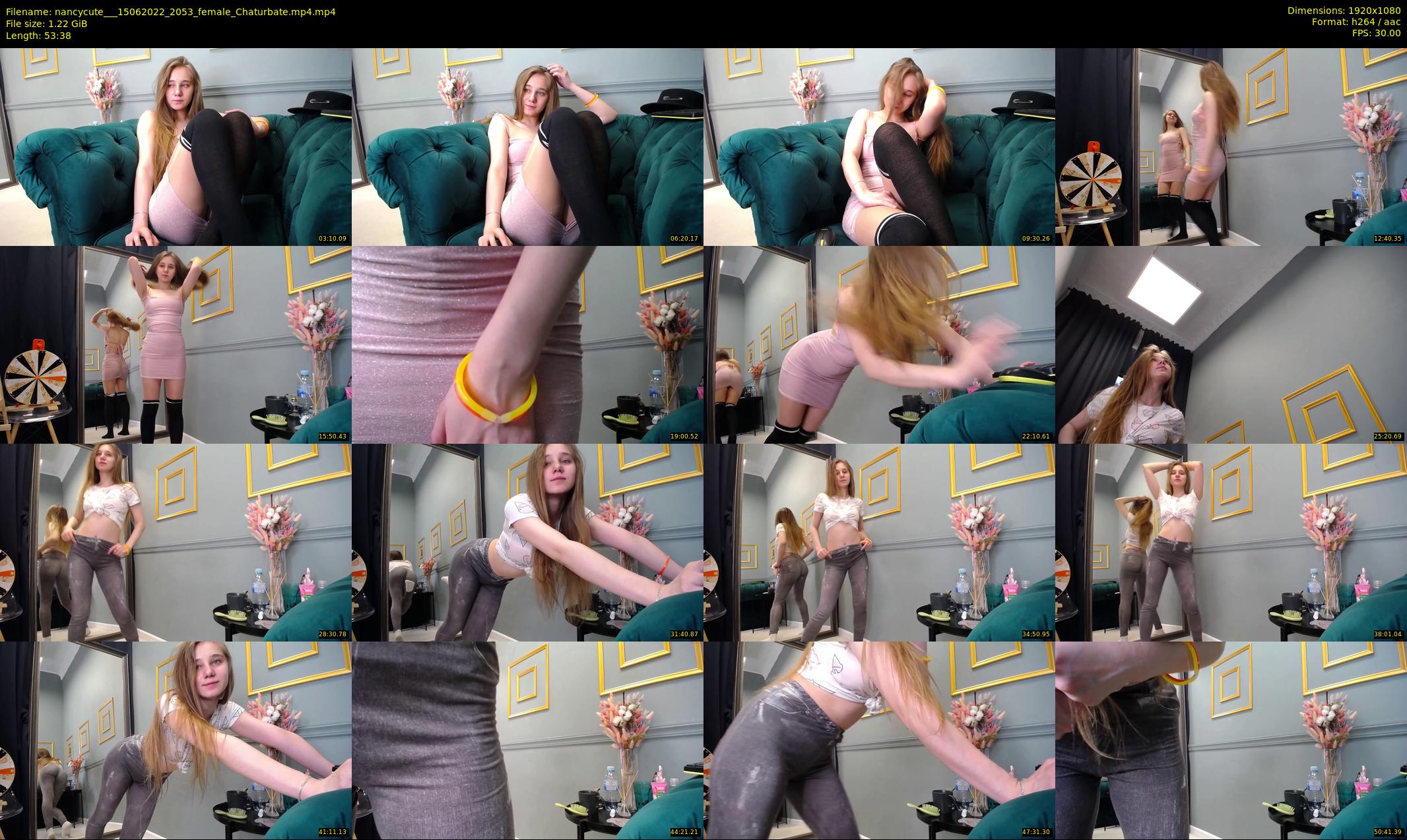 nancycute__ — 54 minute Chaturbate female cam show recording, 1080p, Jun 15, 2022