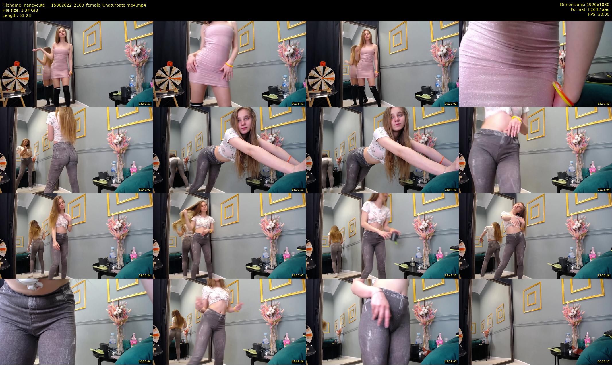 nancycute__ — 54 minute Chaturbate female cam show recording, 1080p, Jun 15, 2022