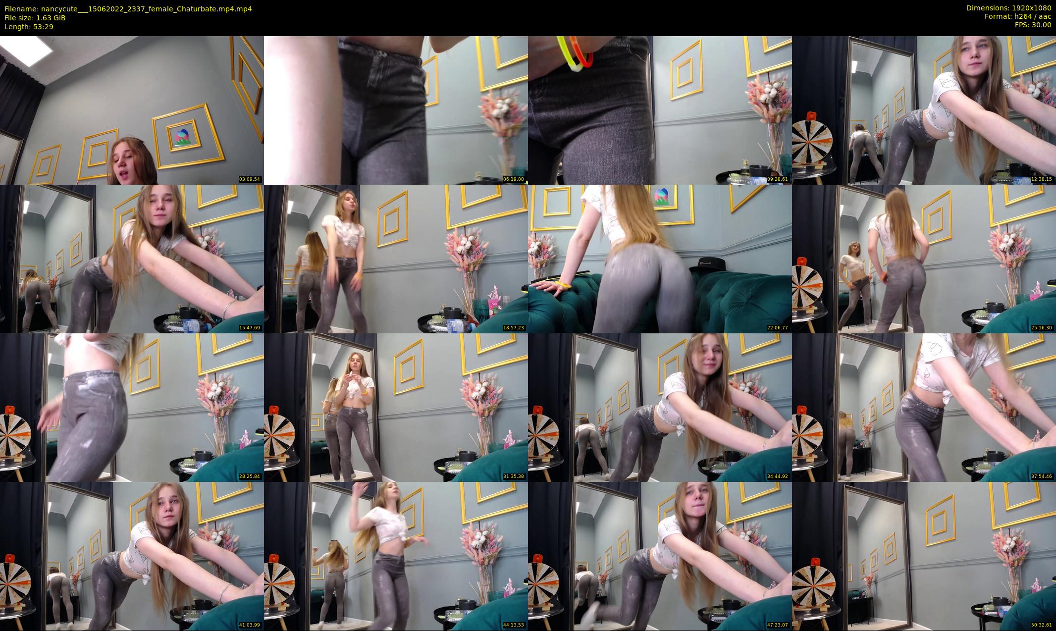 nancycute__ — 54 minute Chaturbate female cam show recording, 1080p, Jun 15, 2022