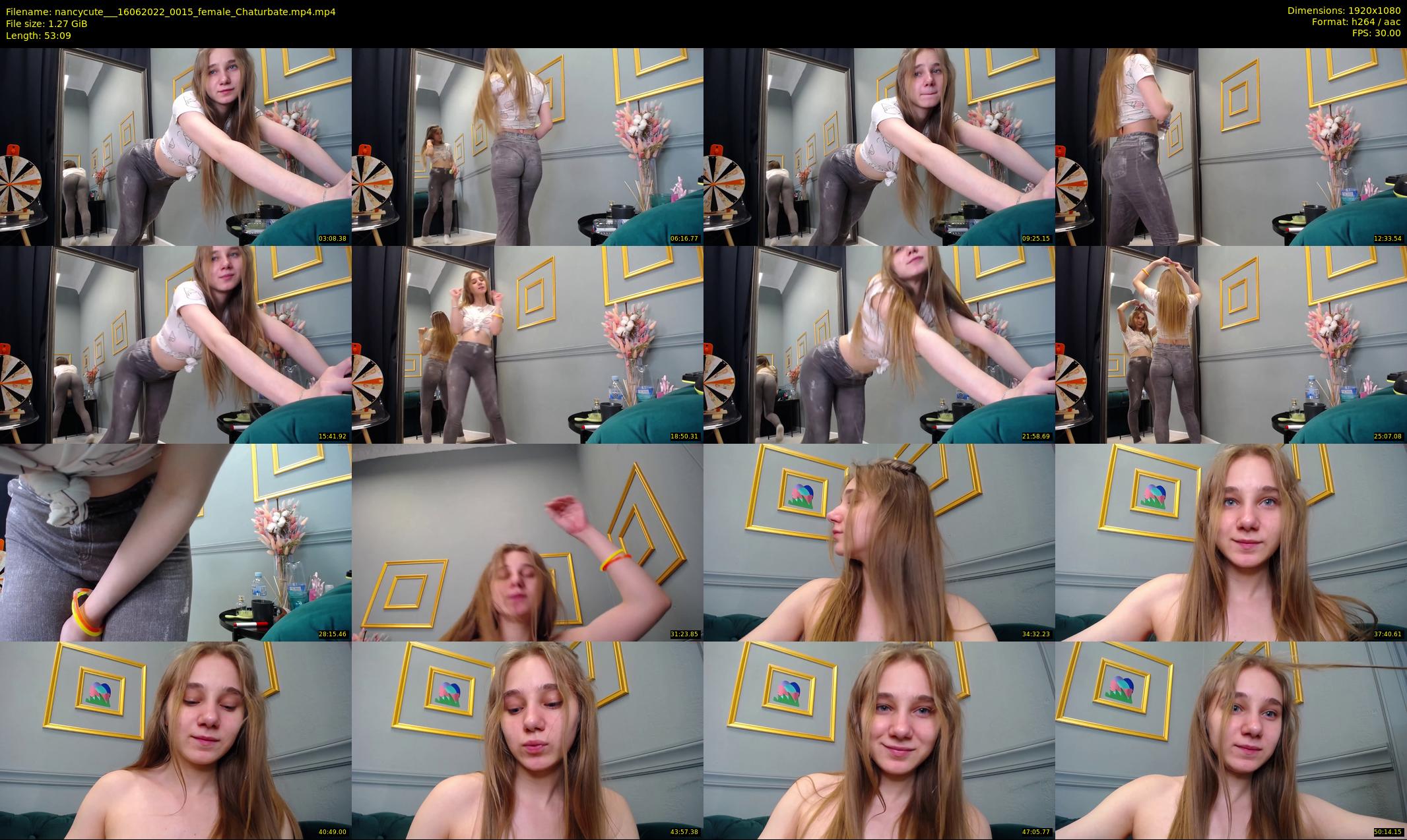 nancycute__ — 54 minute Chaturbate female cam show recording, 1080p, Jun 16, 2022