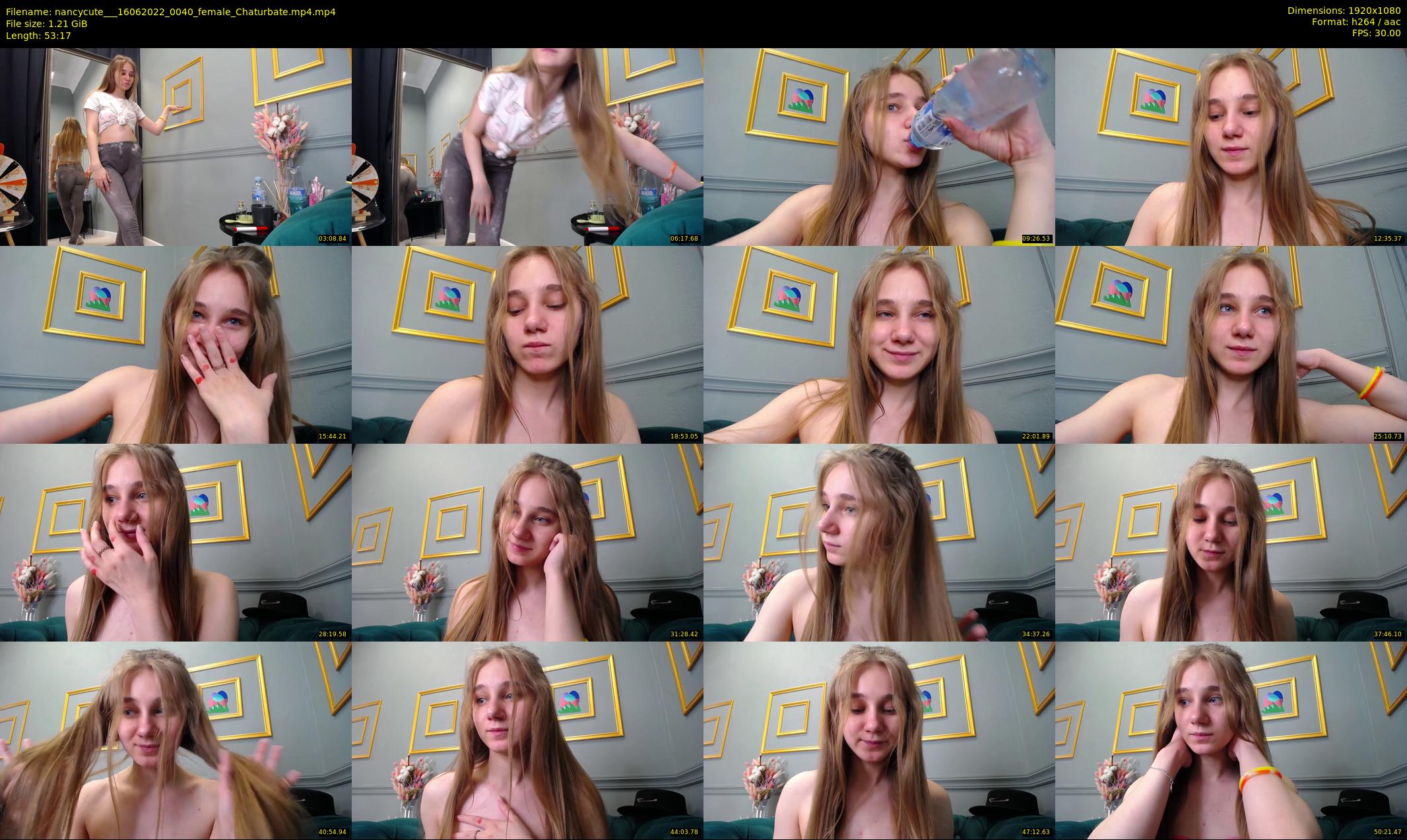 nancycute__ — 54 minute Chaturbate female cam show recording, 1080p, Jun 16, 2022