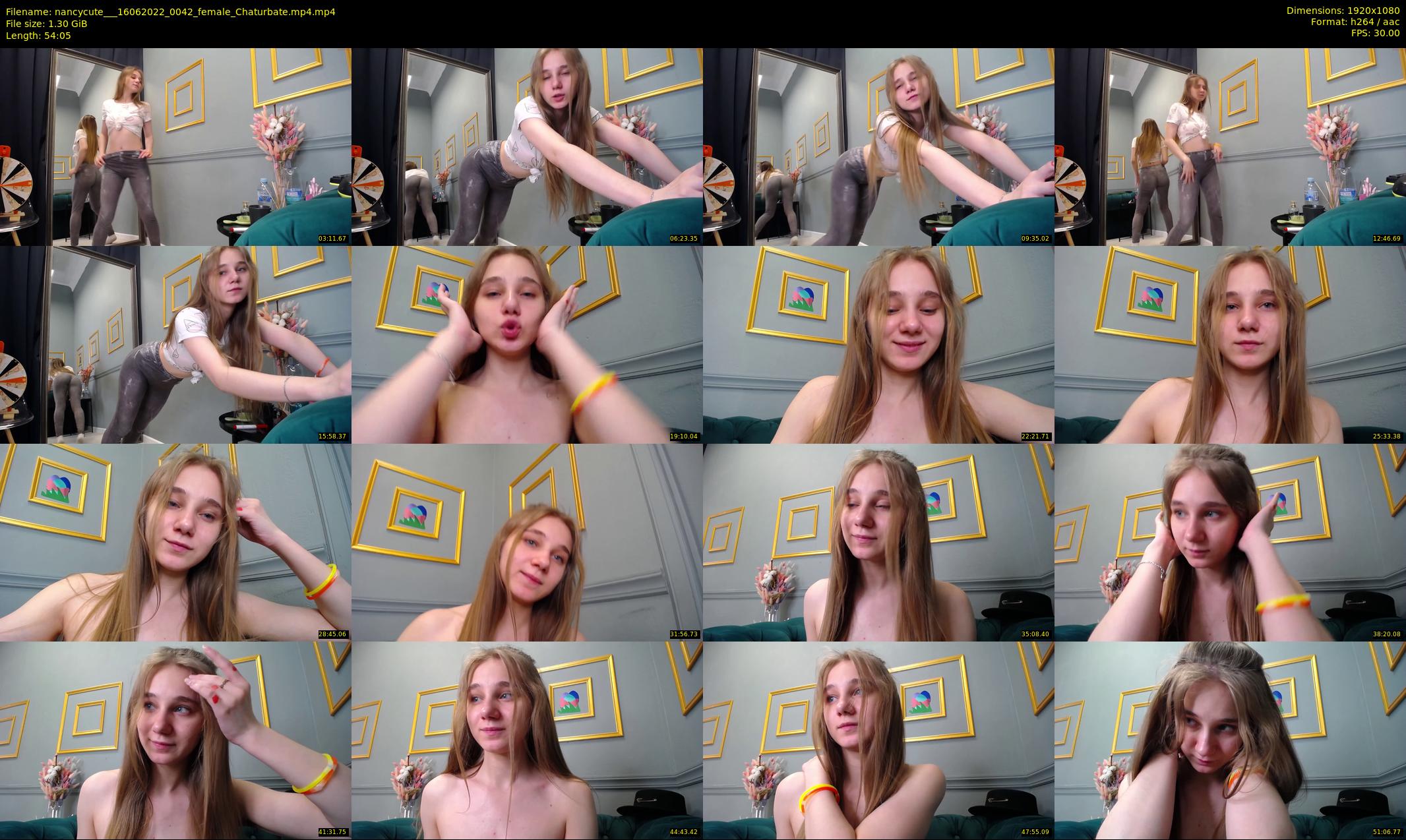 nancycute__ — 55 minute Chaturbate female cam show recording, 1080p, Jun 16, 2022