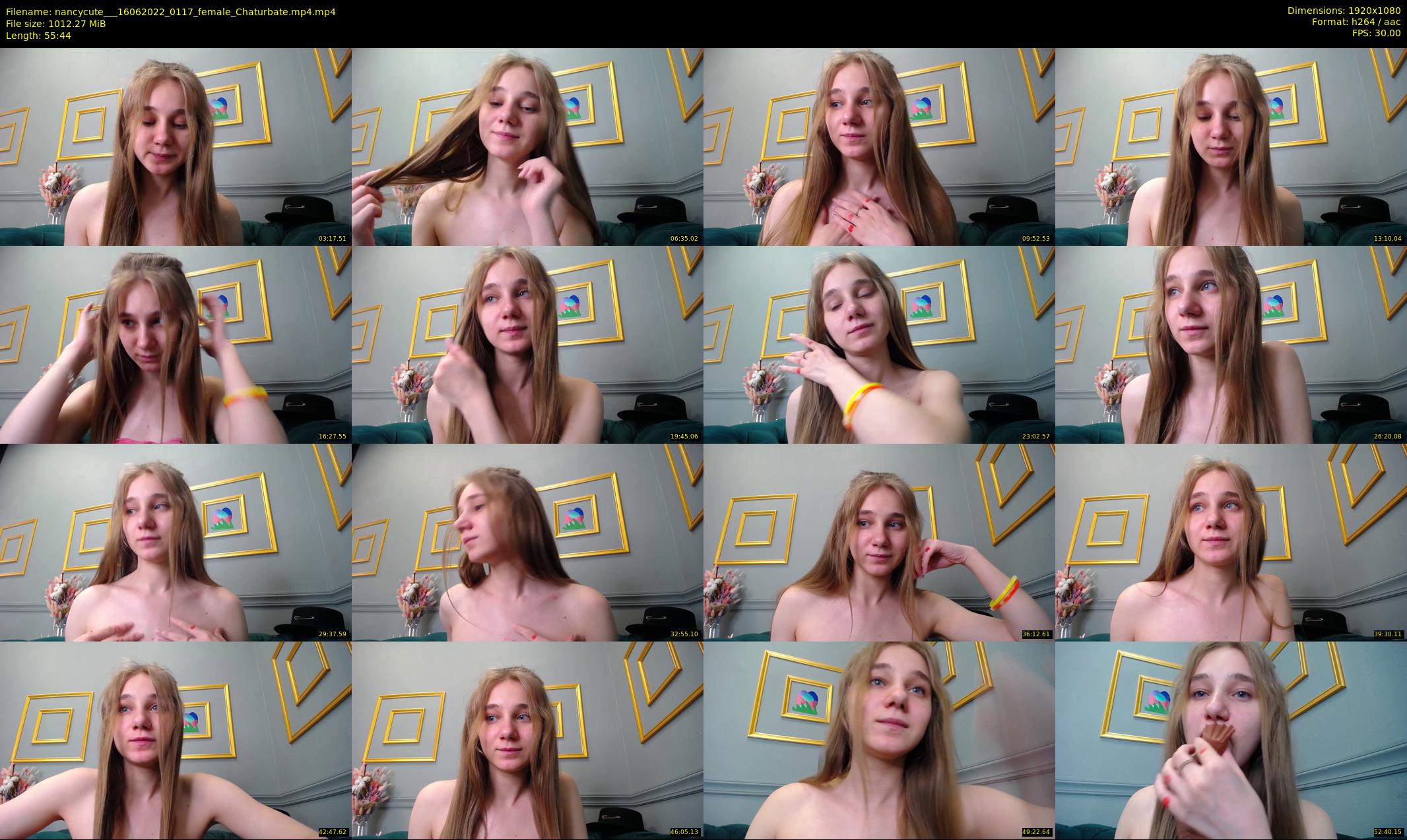 nancycute__ — 56 minute Chaturbate female cam show recording, 1080p, Jun 16, 2022