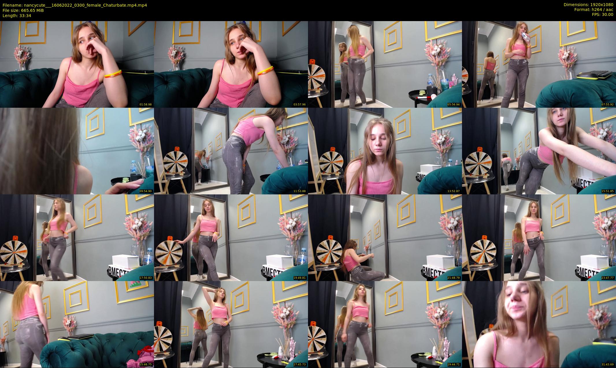 nancycute__ — 34 minute Chaturbate female cam show recording, 1080p, Jun 16, 2022