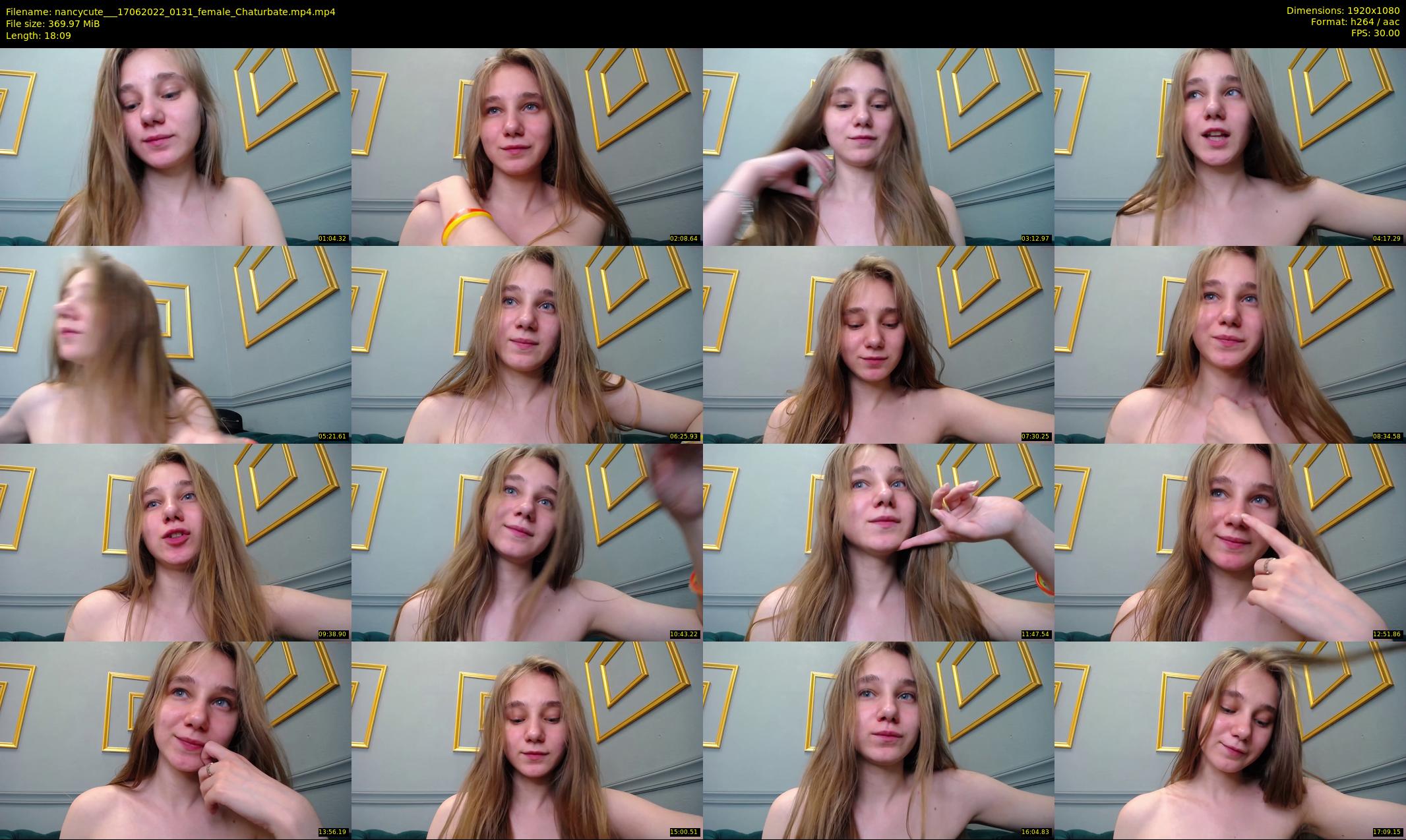nancycute__ — 19 minute Chaturbate female cam show recording, 1080p, Jun 17, 2022