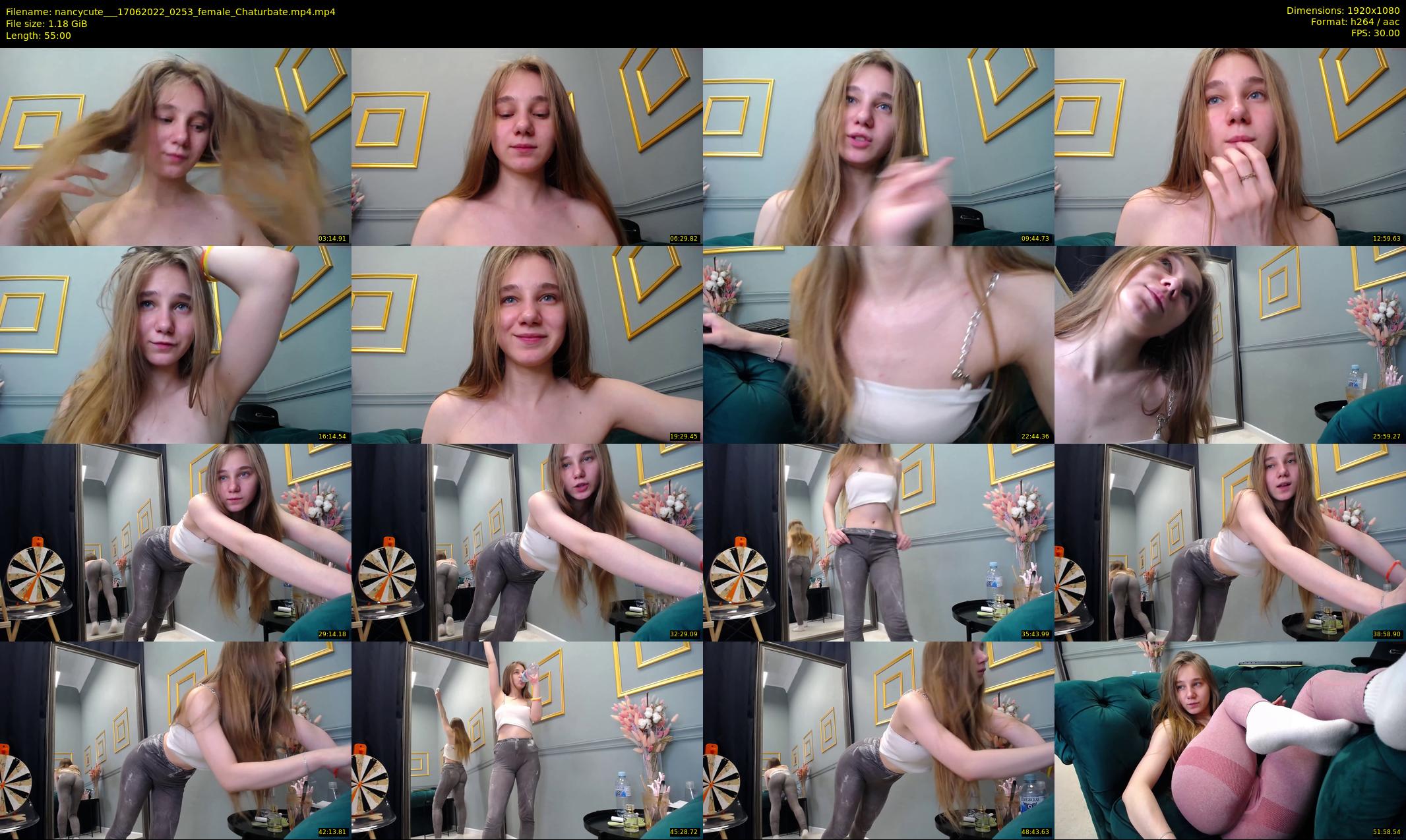 nancycute__ — 55 minute Chaturbate female cam show recording, 1080p, Jun 17, 2022