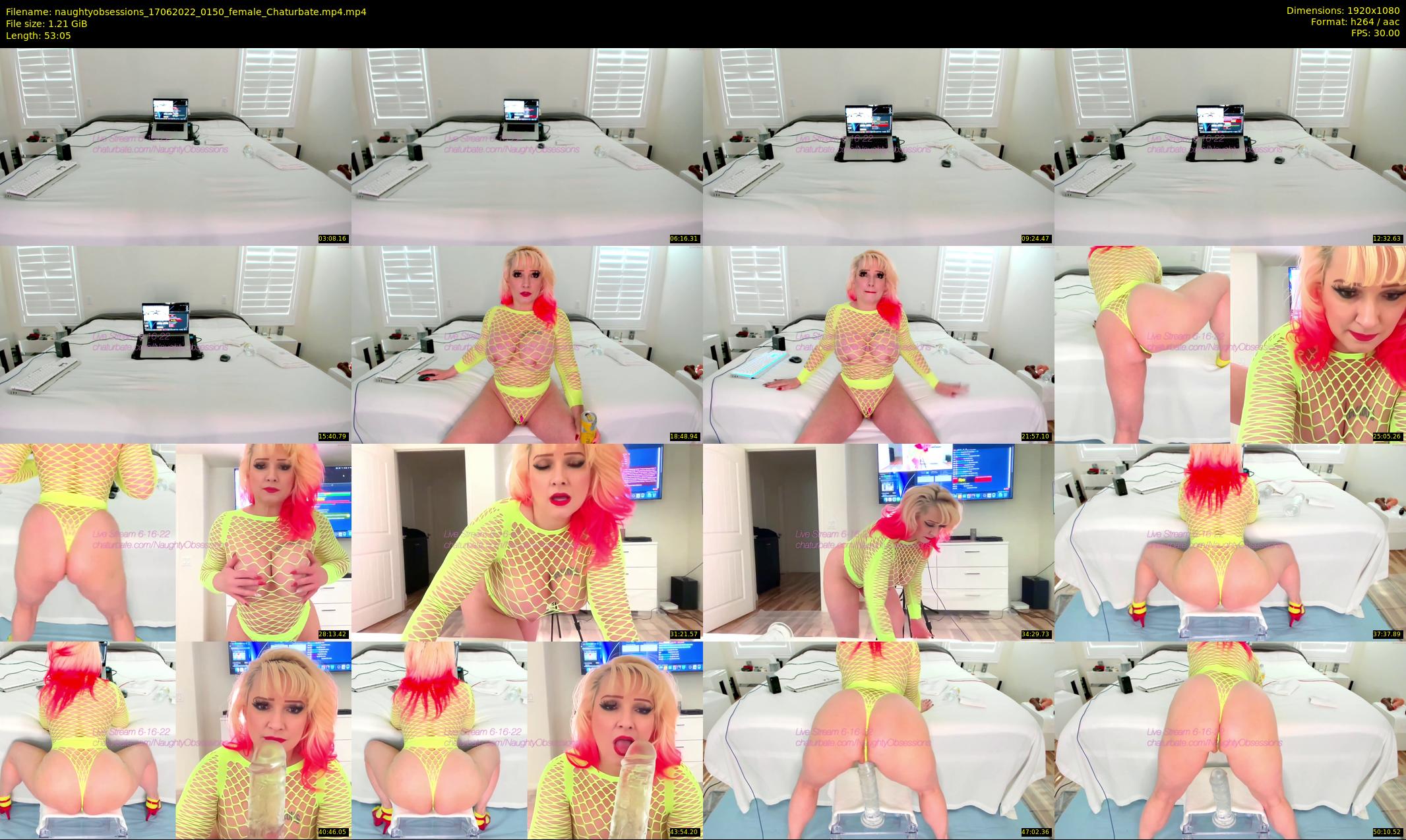 naughtyobsessions — 54 minute Chaturbate female cam show recording, 1080p, Jun 17, 2022