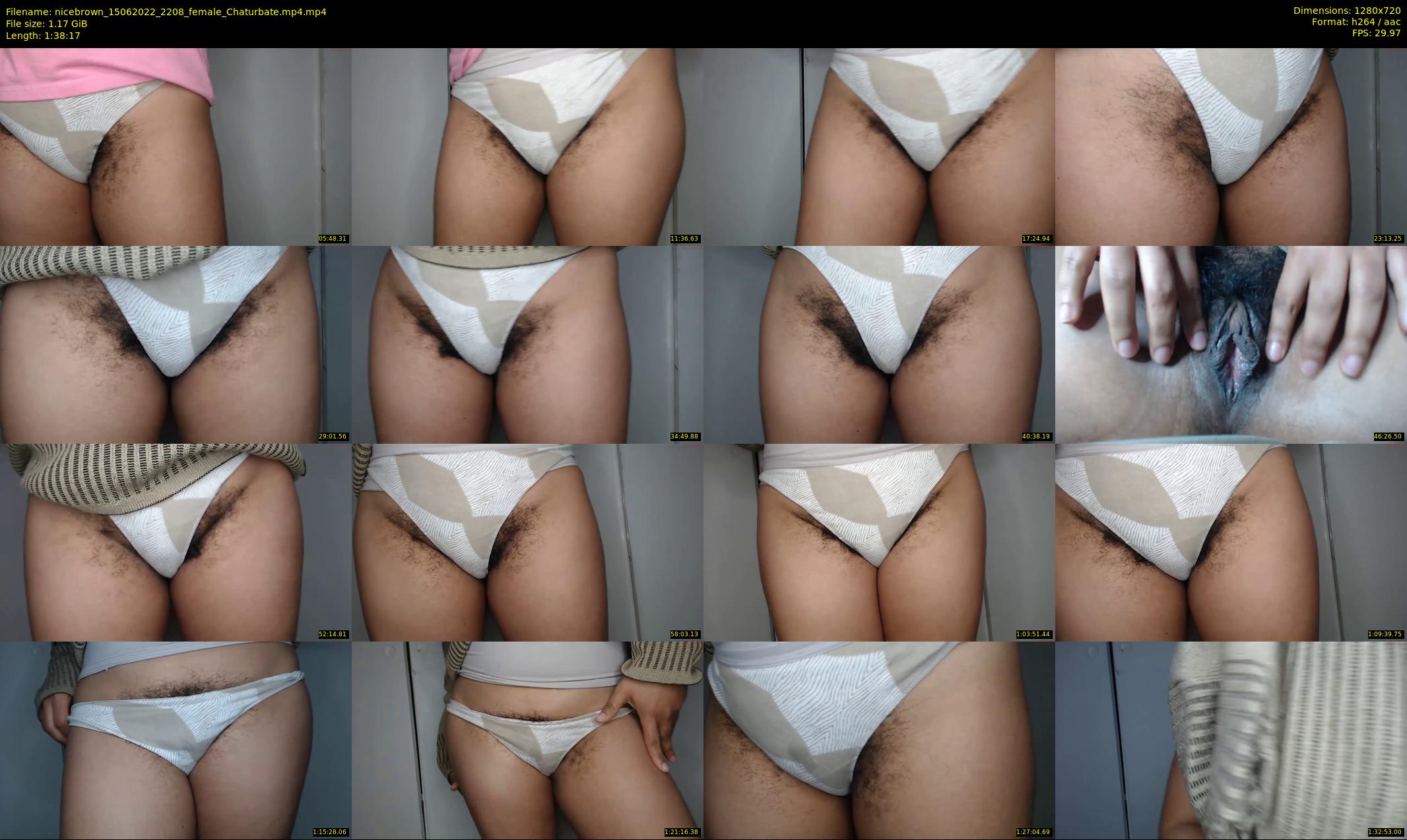 nicebrown — 99 minute Chaturbate female cam show recording, 720p, Jun 15, 2022