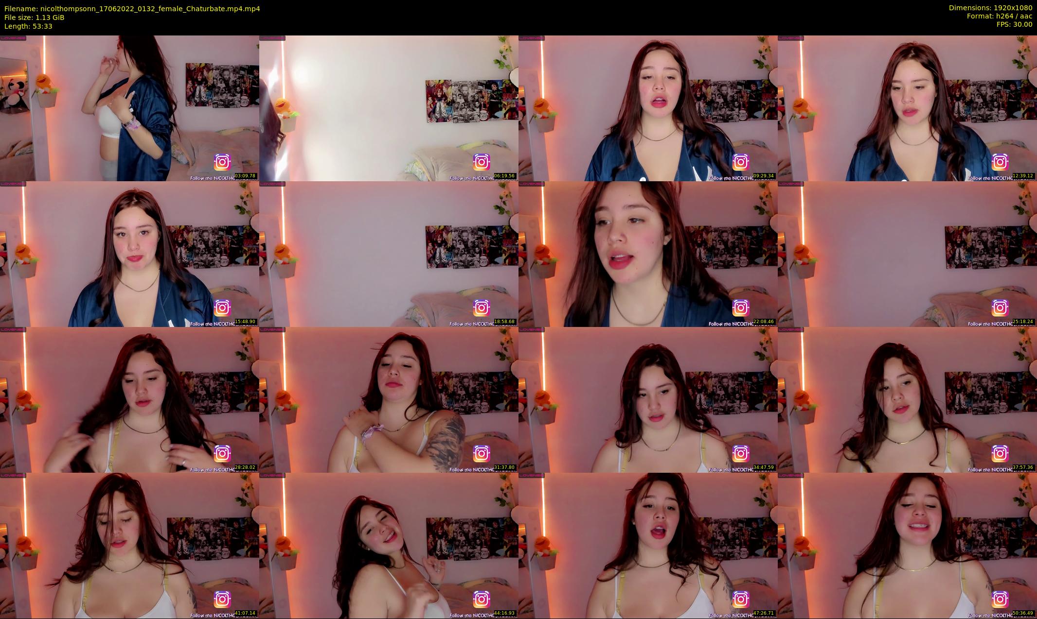nicolthompsonn — 54 minute Chaturbate female cam show recording, 1080p, Jun 17, 2022
