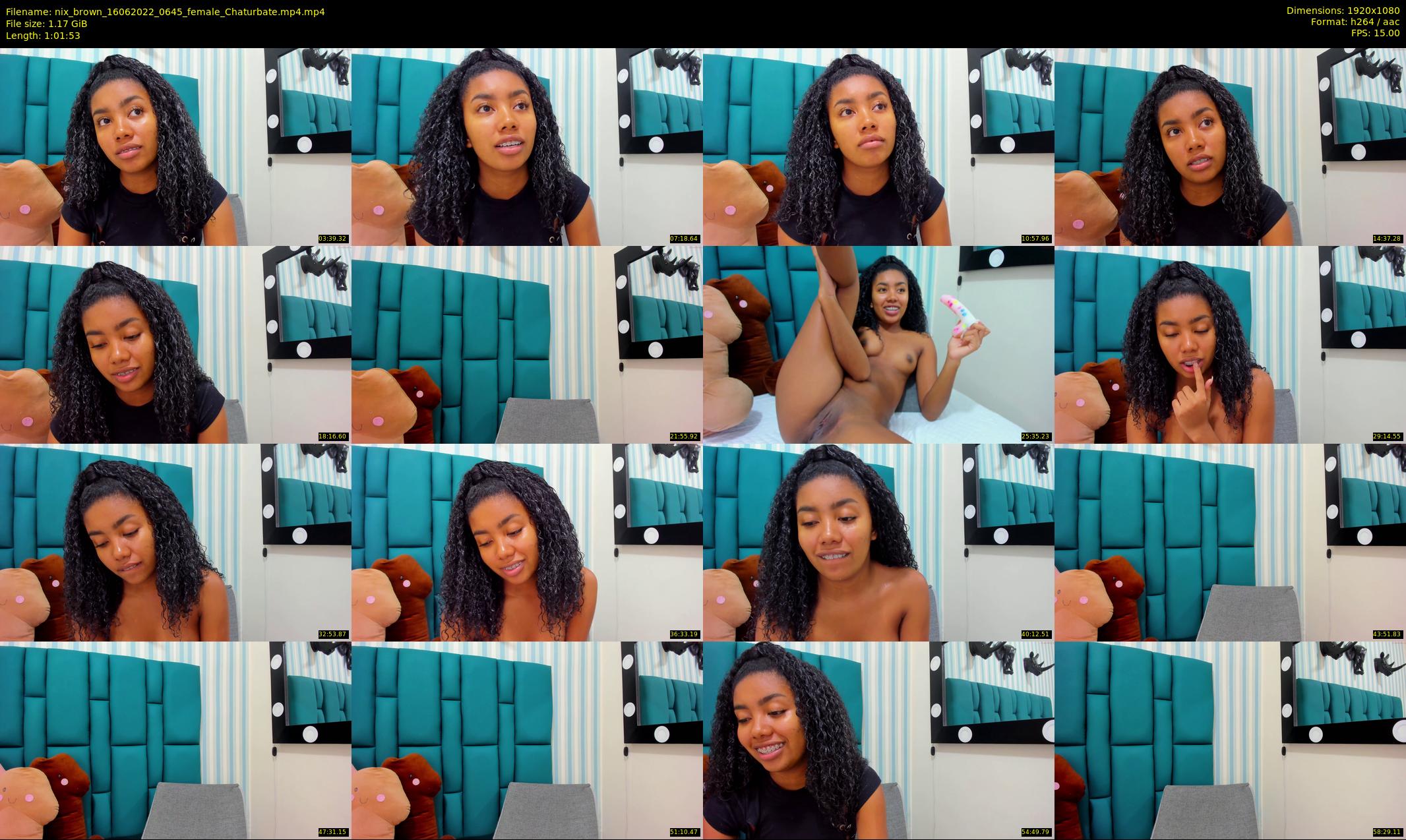 nix_brown — 62 minute Chaturbate female cam show recording, 1080p, Jun 16, 2022
