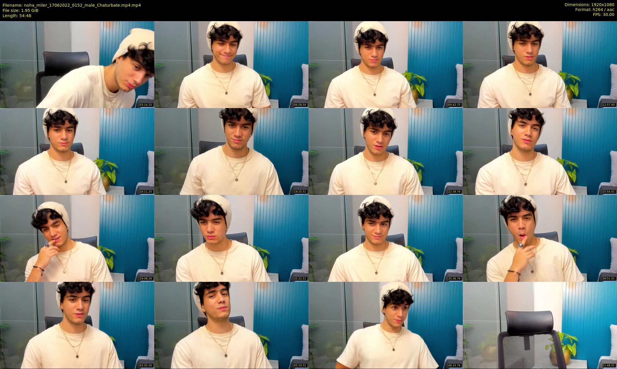 noha_miler — 55 minute Chaturbate male cam show recording, 1080p, Jun 17, 2022