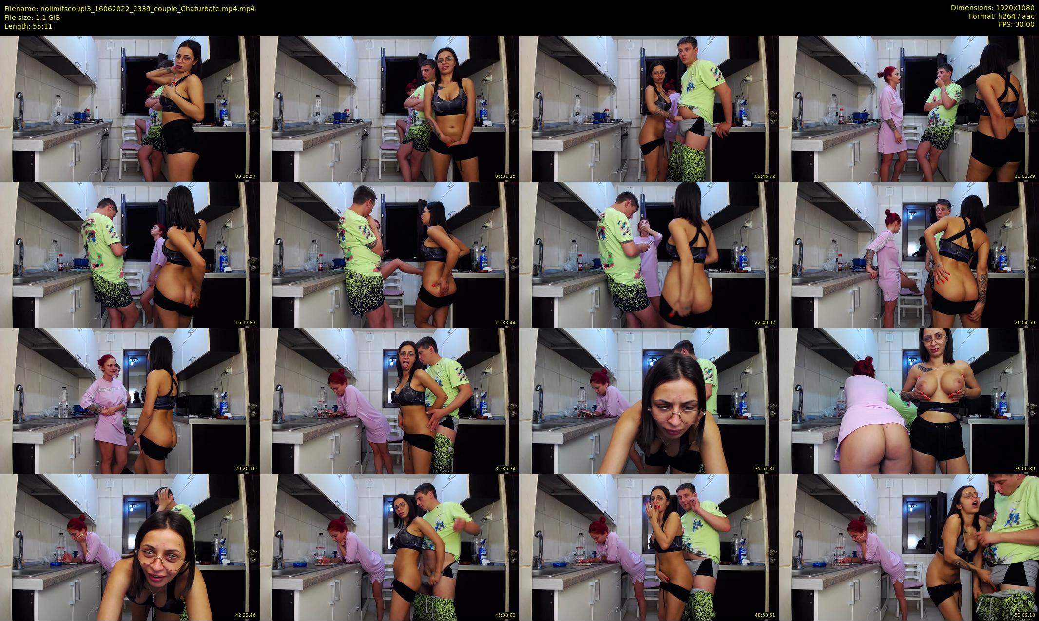 nolimitscoupl3 — 56 minute Chaturbate couple cam show recording, 1080p, Jun 16, 2022