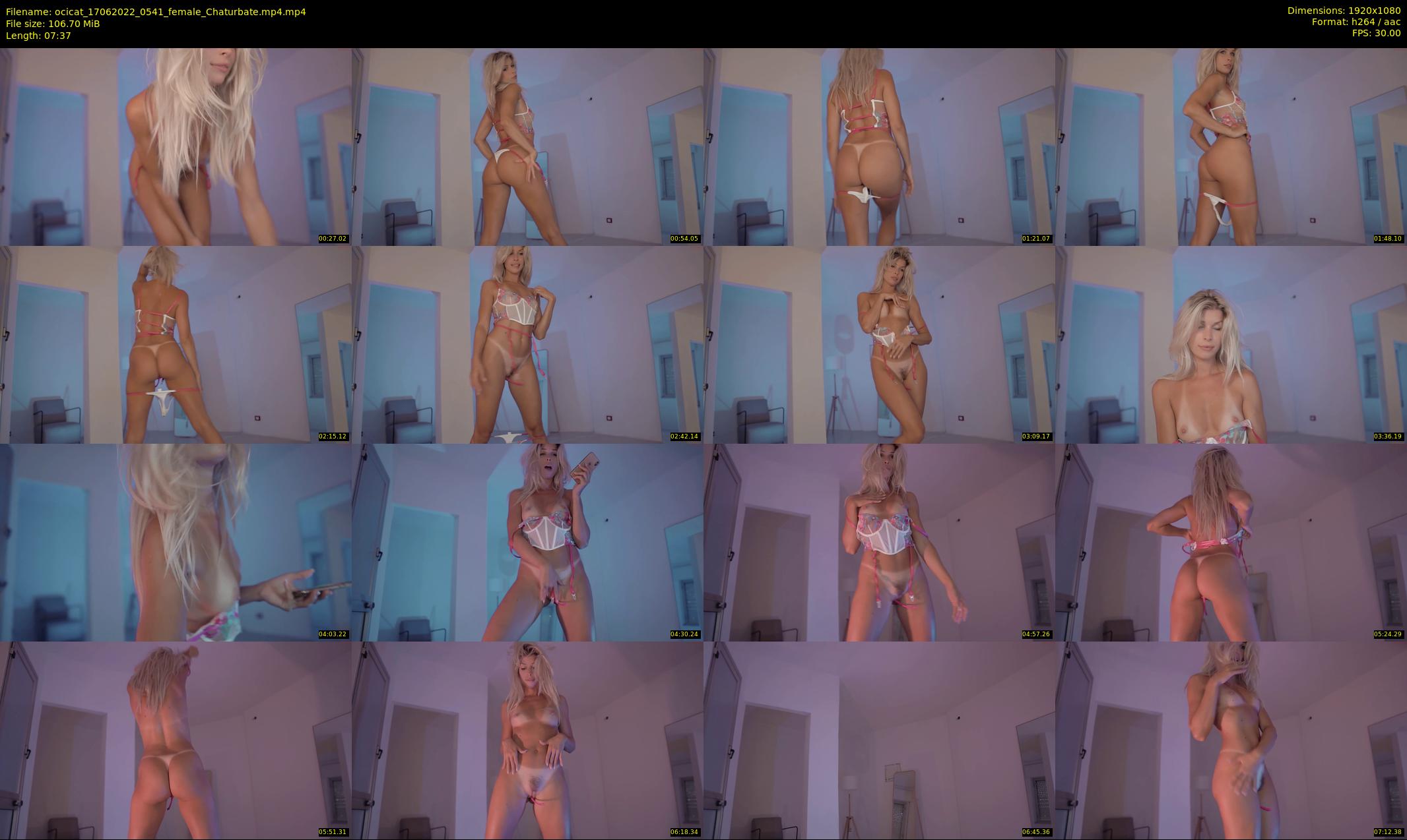 ocicat — 8 minute Chaturbate female cam show recording, 1080p, Jun 17, 2022