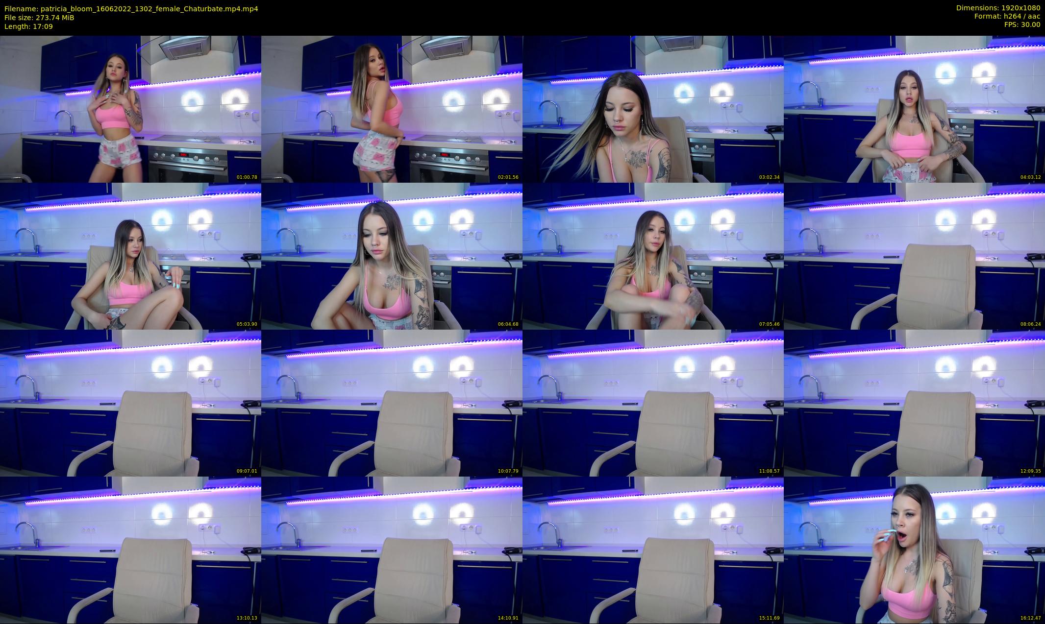 patricia_bloom — 18 minute Chaturbate female cam show recording, 1080p, Jun 16, 2022