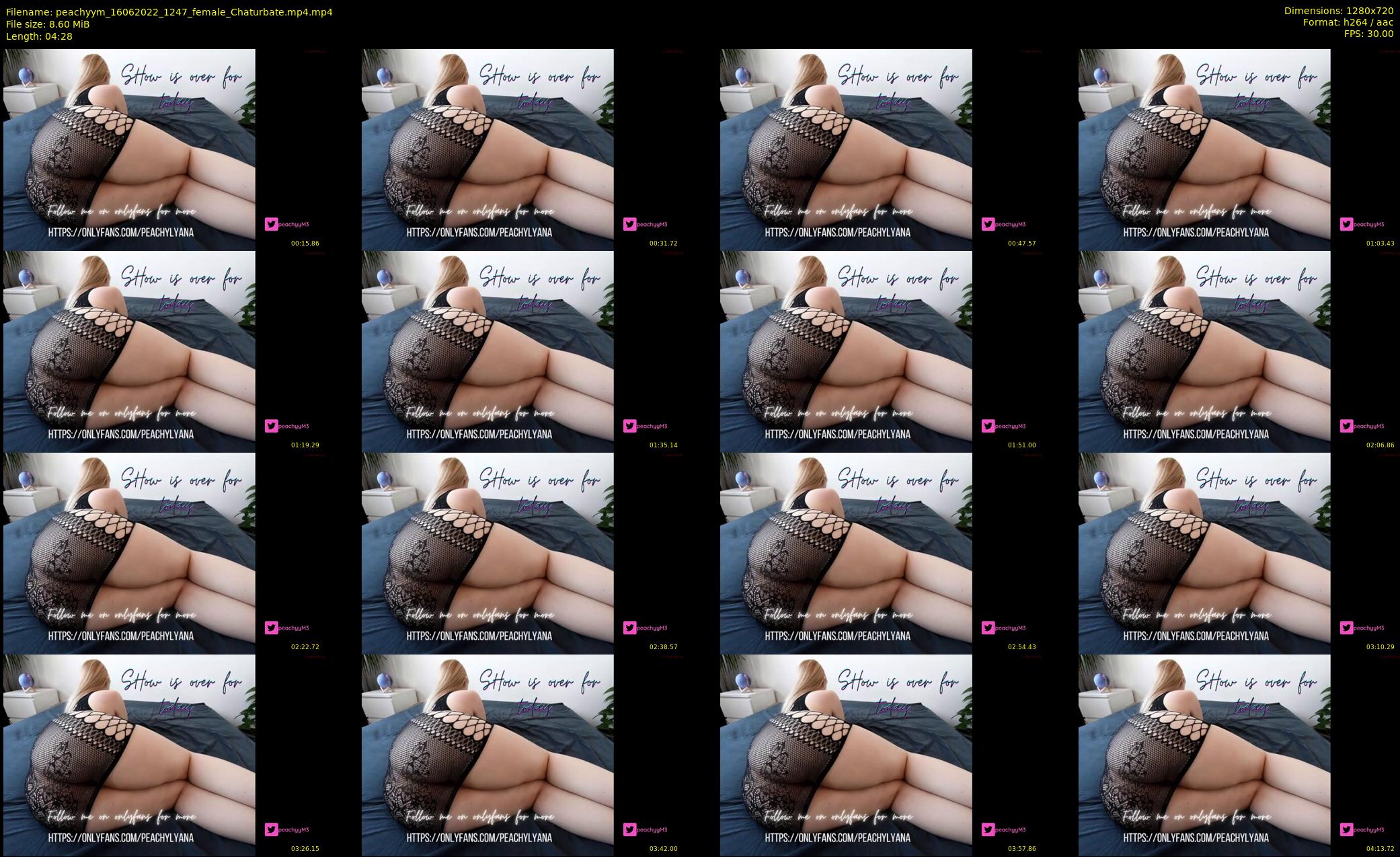 peachyym — 5 minute Chaturbate female cam show recording, 720p, Jun 16, 2022