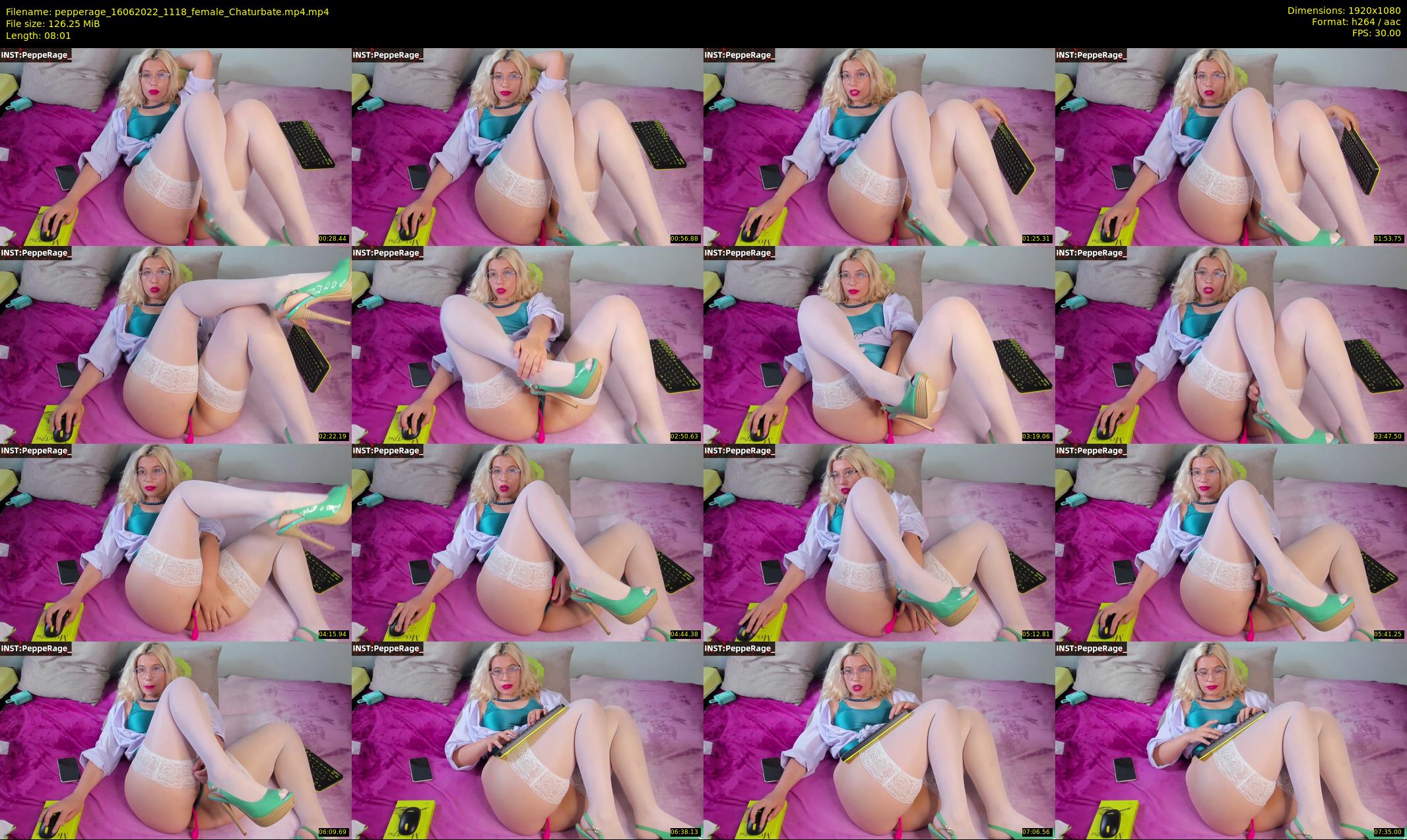 pepperage — 9 minute Chaturbate female cam show recording, 1080p, Jun 16, 2022
