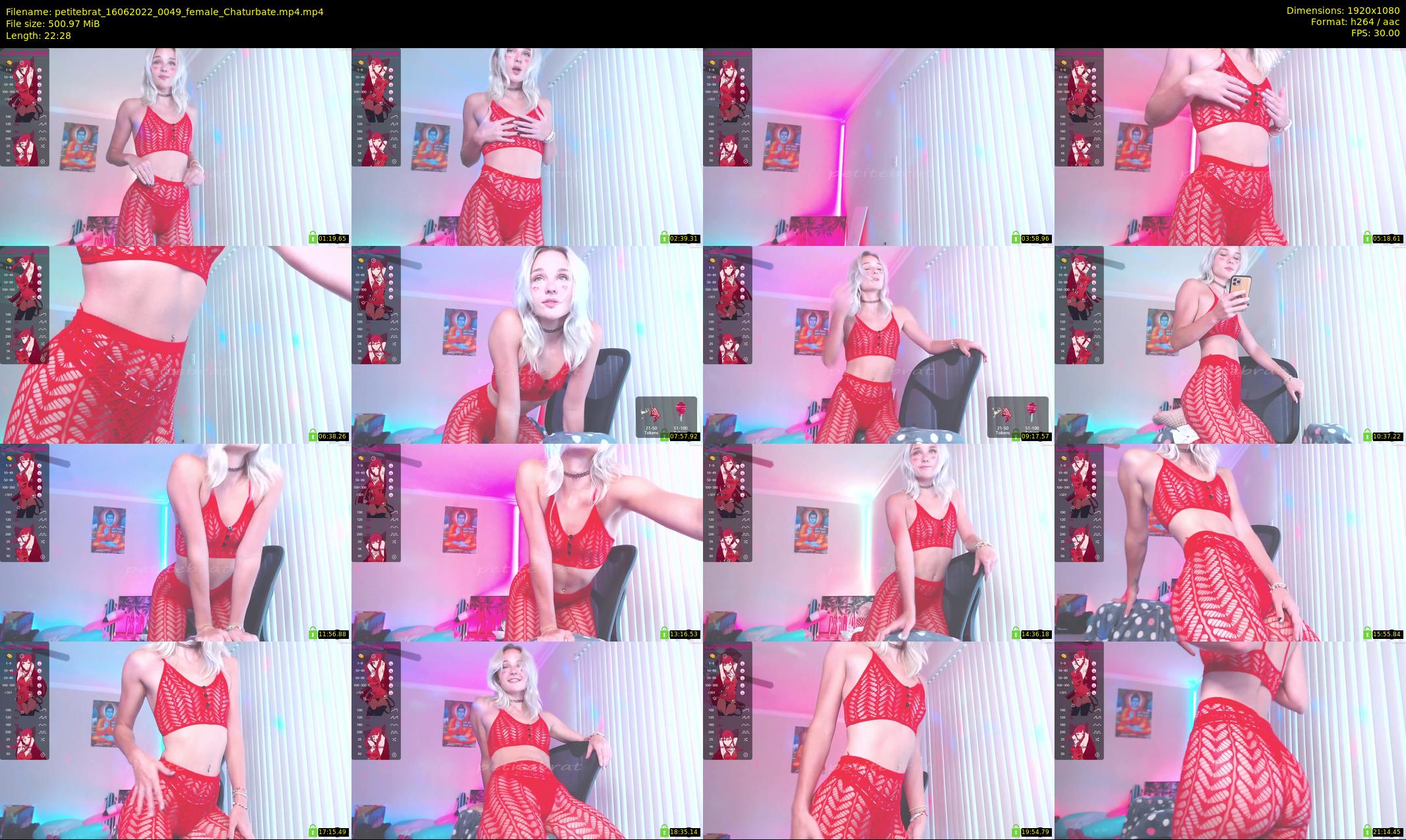 petitebrat — 23 minute Chaturbate female cam show recording, 1080p, Jun 16, 2022