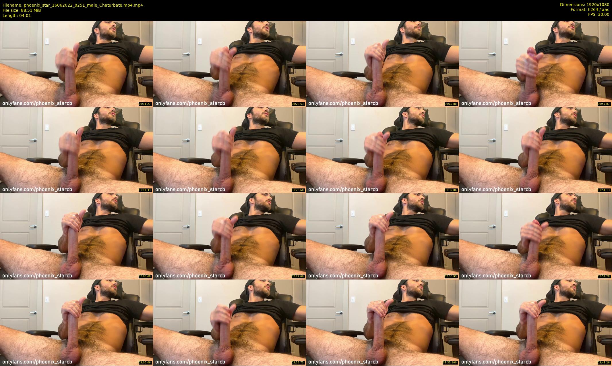 phoenix_star — 5 minute Chaturbate male cam show recording, 1080p, Jun 16, 2022