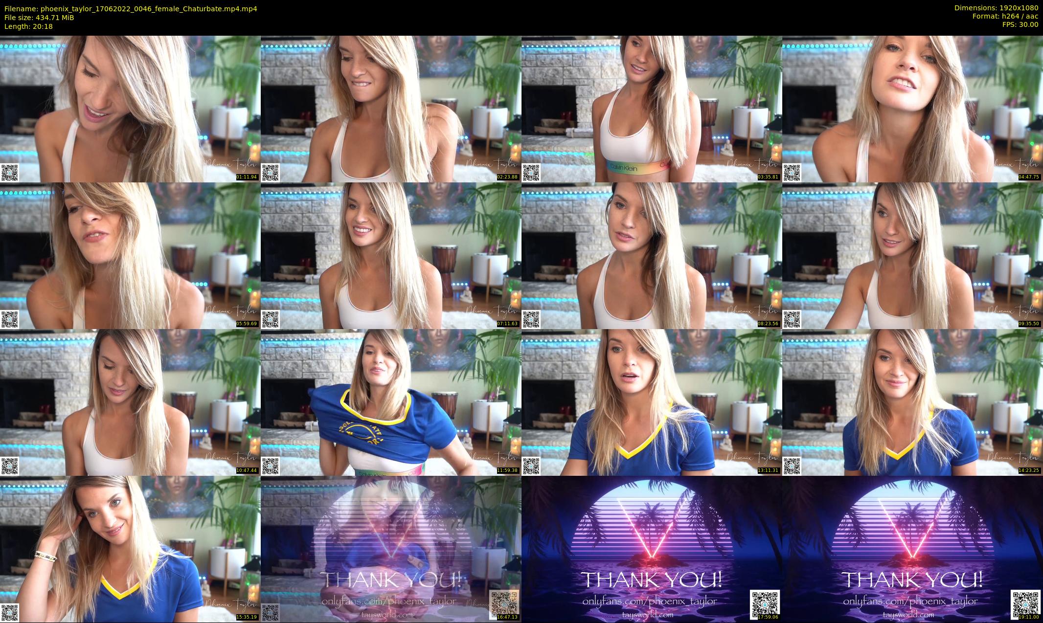 phoenix_taylor — 21 minute Chaturbate female cam show recording, 1080p, Jun 17, 2022