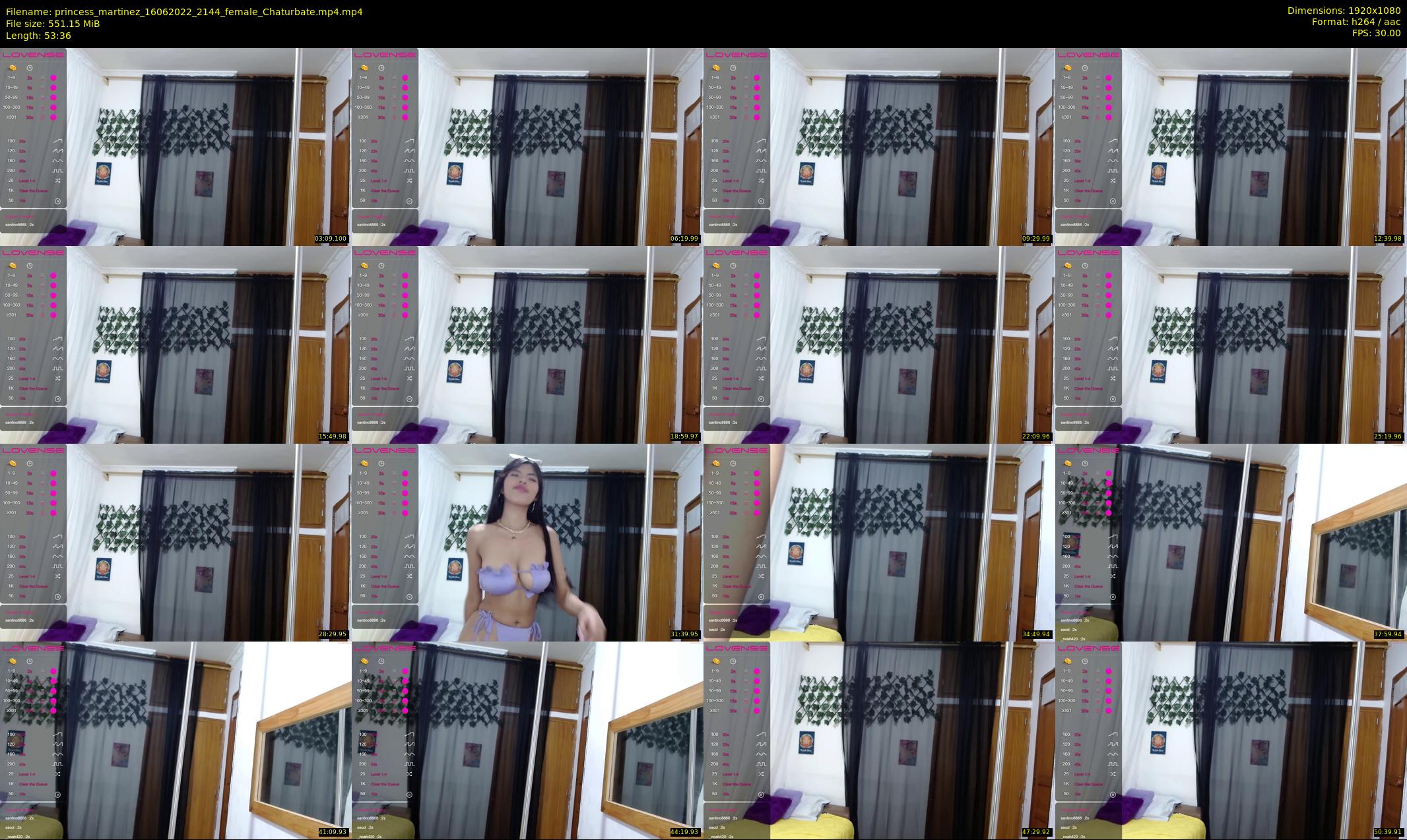 princess_martinez — 54 minute Chaturbate female cam show recording, 1080p, Jun 16, 2022