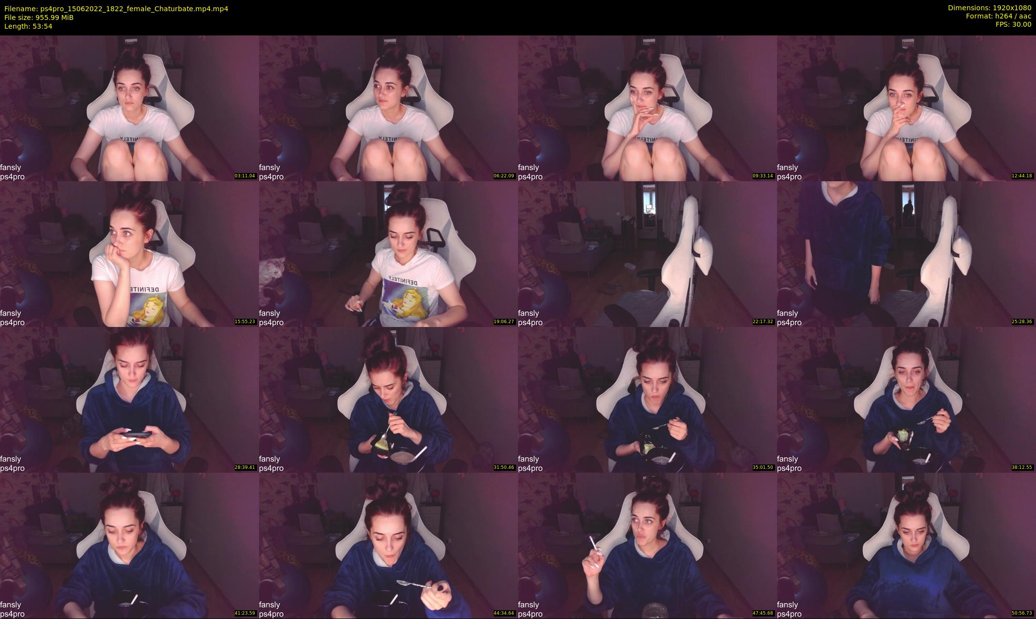 ps4pro — 54 minute Chaturbate female cam show recording, 1080p, Jun 15, 2022