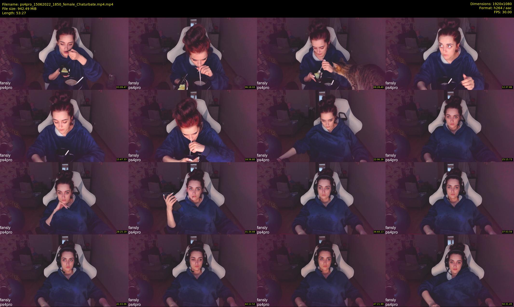 ps4pro — 54 minute Chaturbate female cam show recording, 1080p, Jun 15, 2022