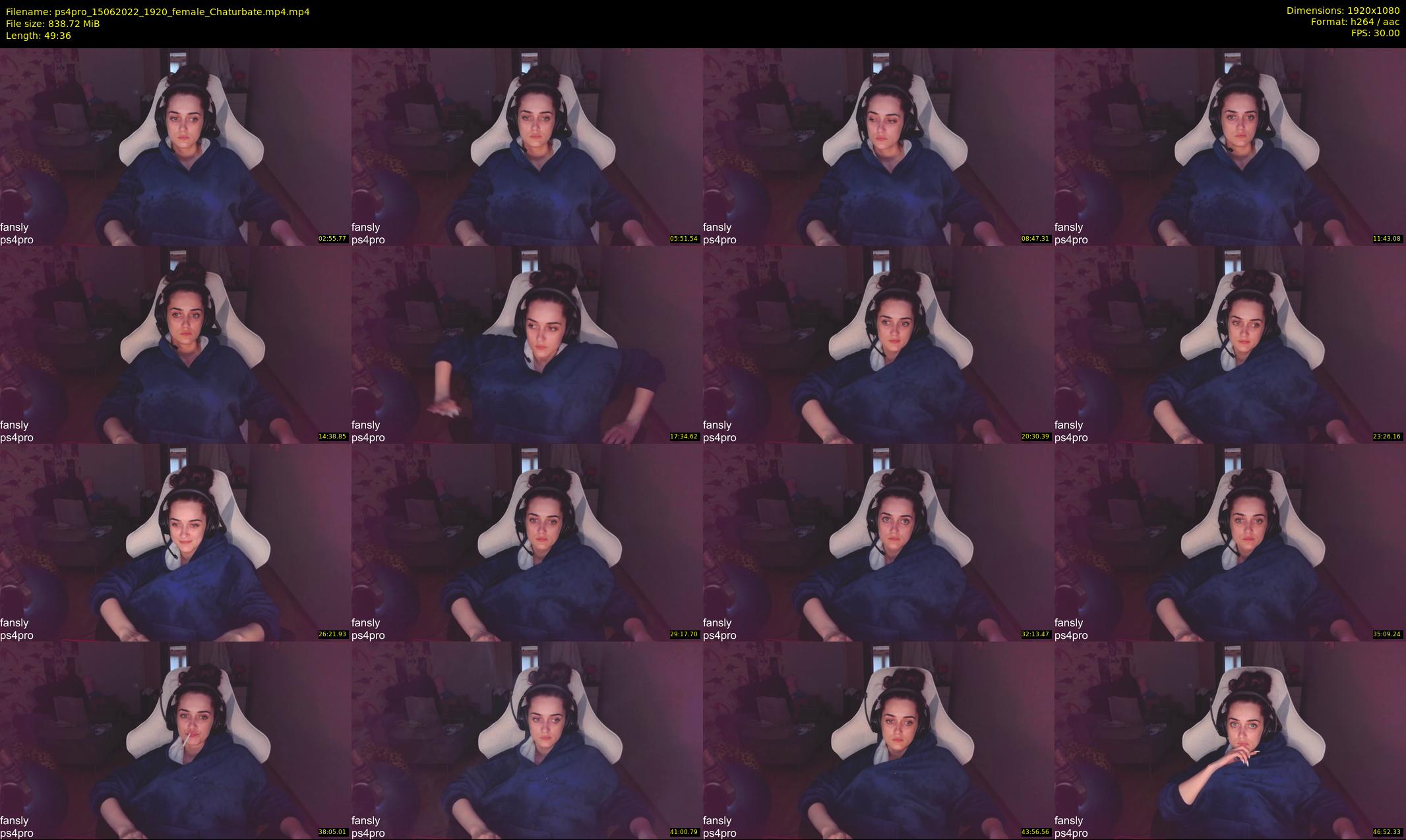 ps4pro — 50 minute Chaturbate female cam show recording, 1080p, Jun 15, 2022