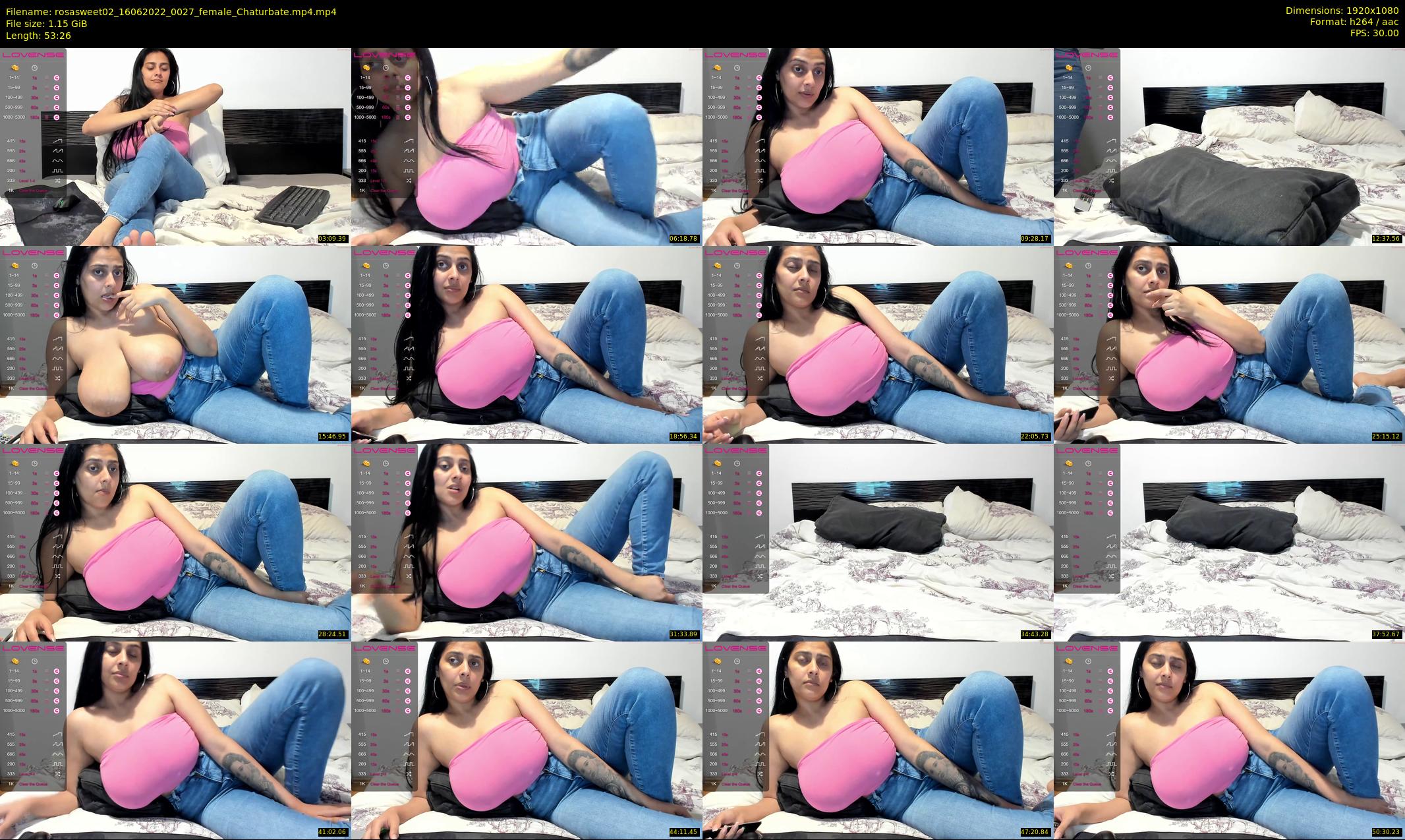 rosasweet02 — 54 minute Chaturbate female cam show recording, 1080p, Jun 16, 2022