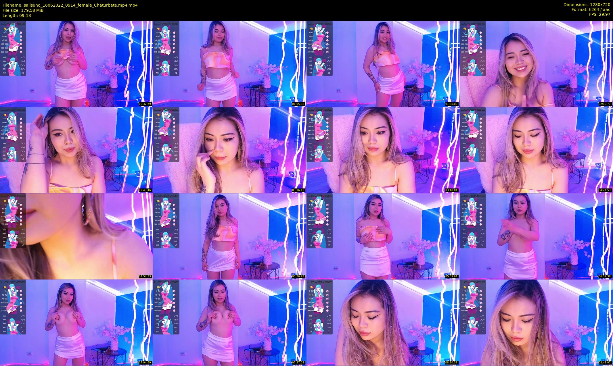 salisuno — 10 minute Chaturbate female cam show recording, 720p, Jun 16, 2022