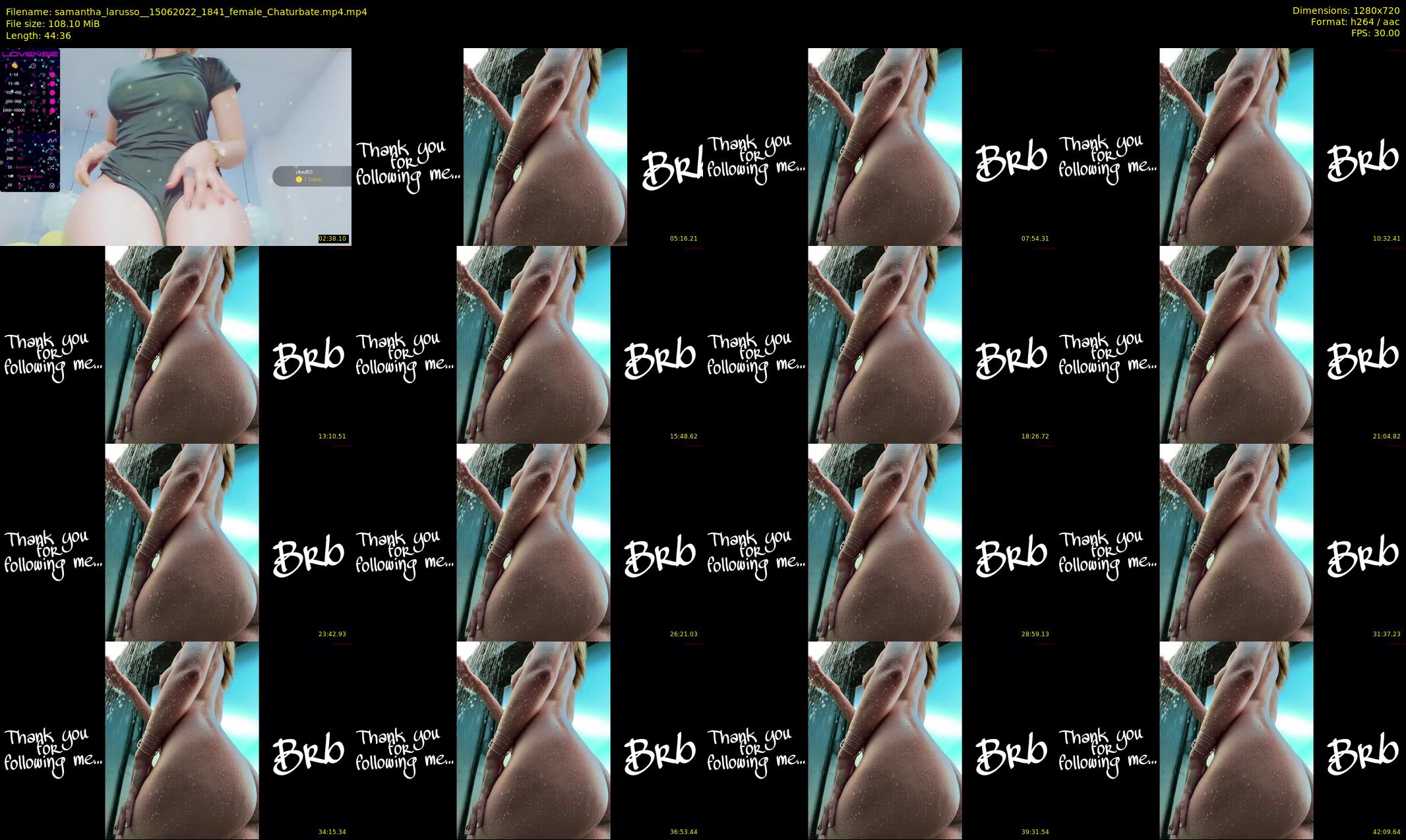 samantha_larusso_ — 45 minute Chaturbate couple cam show recording, 720p, Jun 15, 2022
