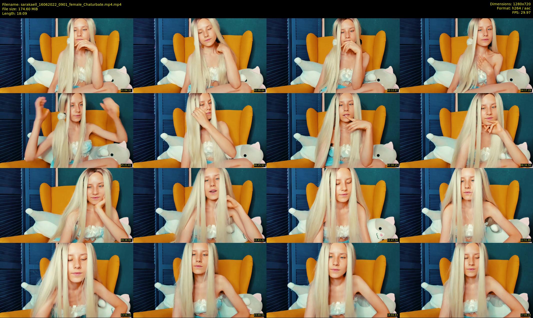 sarakaell — 19 minute Chaturbate female cam show recording, 720p, Jun 16, 2022