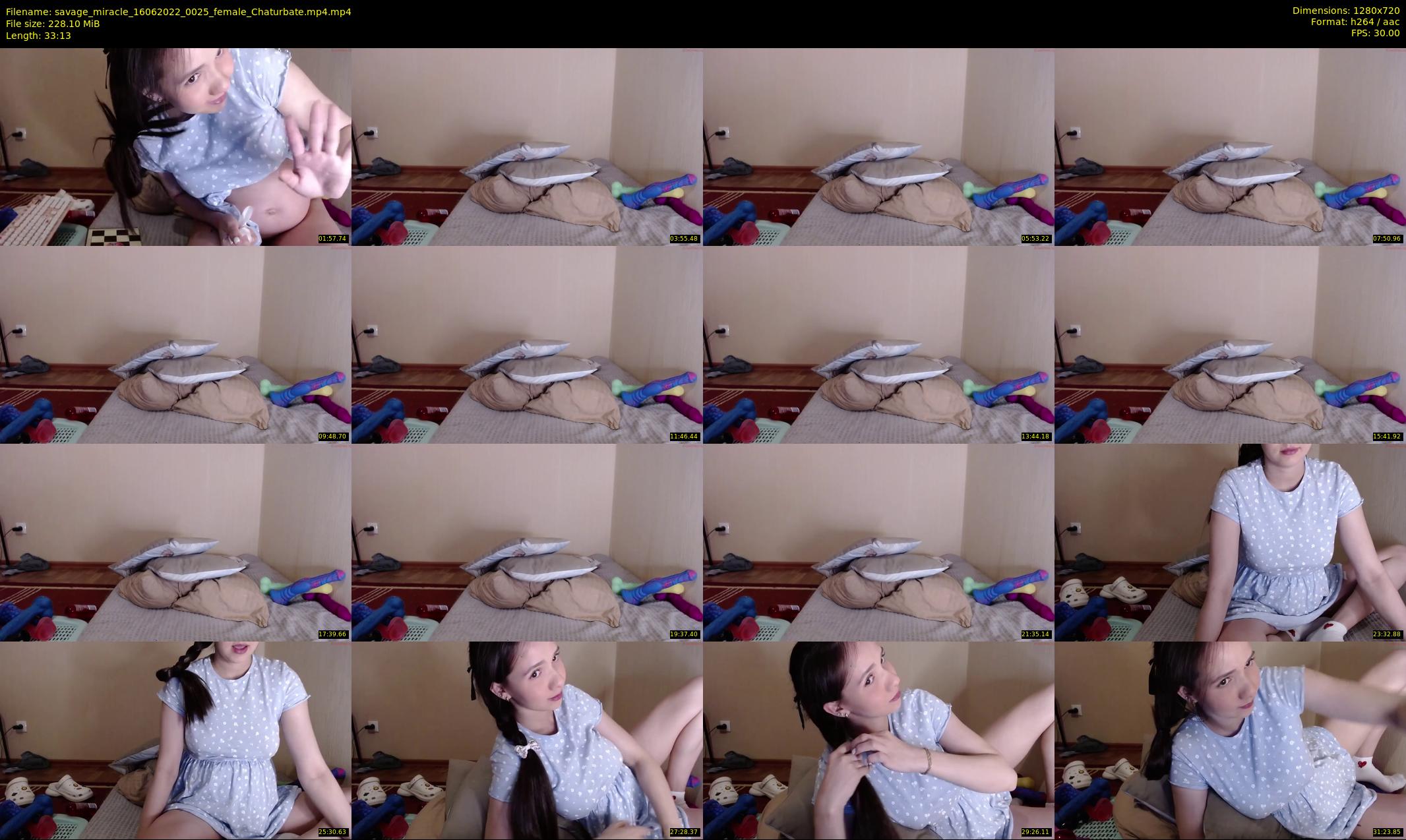 savage_miracle — 34 minute Chaturbate female cam show recording, 720p, Jun 16, 2022