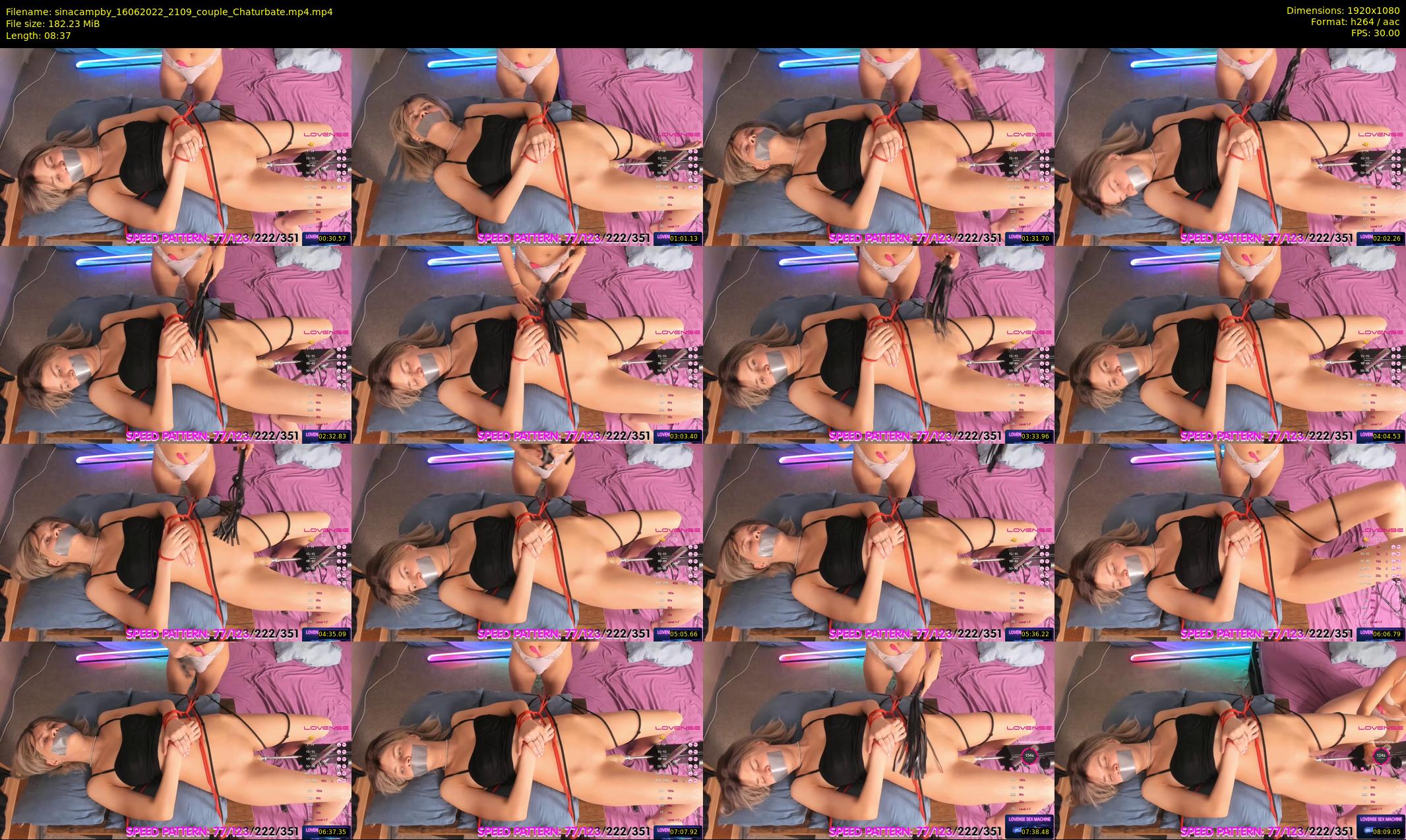sinacampby — 9 minute Chaturbate couple cam show recording, 1080p, Jun 16, 2022