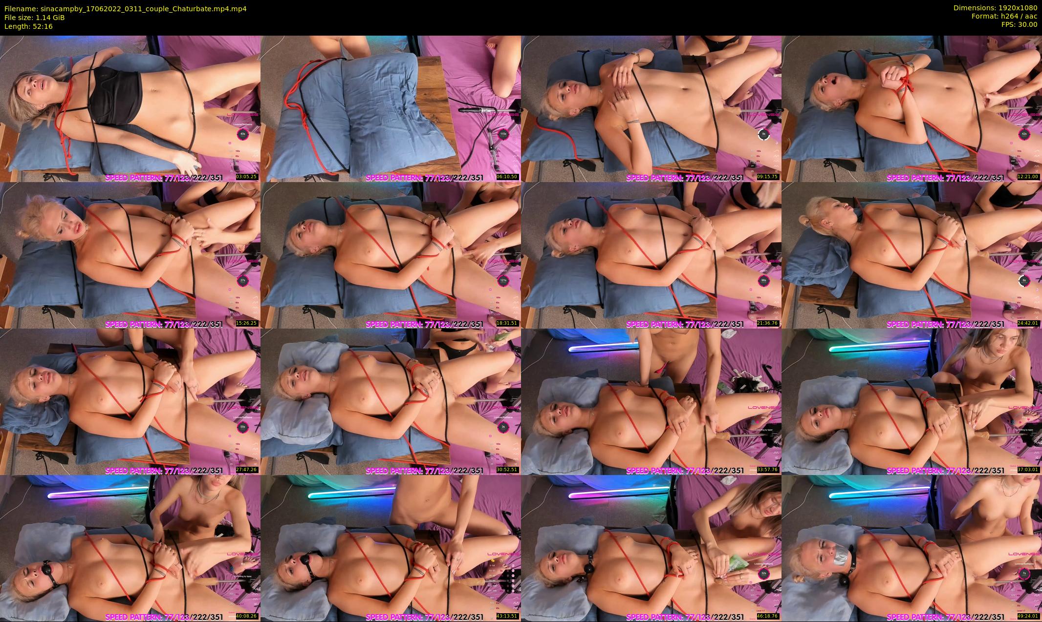 sinacampby — 53 minute Chaturbate couple cam show recording, 1080p, Jun 17, 2022
