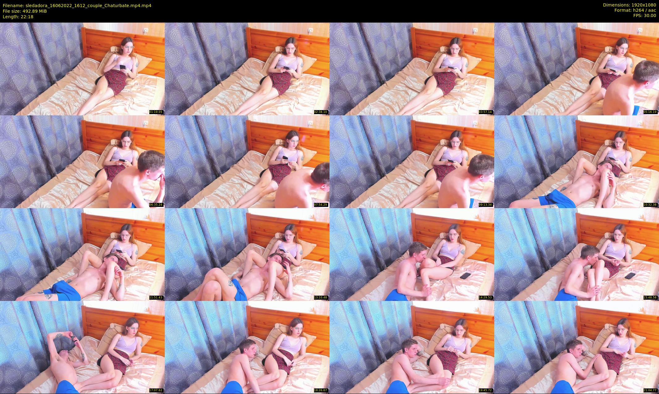sledadora — 23 minute Chaturbate couple cam show recording, 1080p, Jun 16, 2022