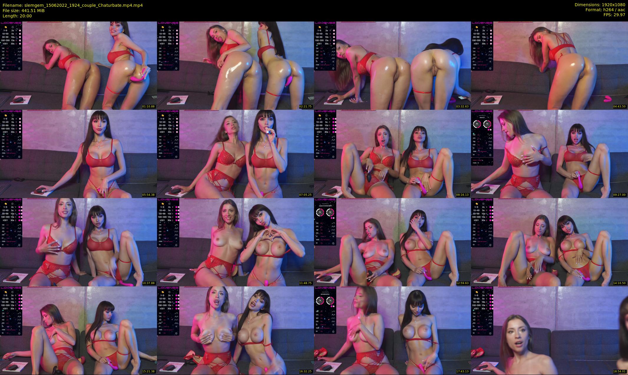 slemgem — 20 minute Chaturbate couple cam show recording, 1080p, Jun 15, 2022
