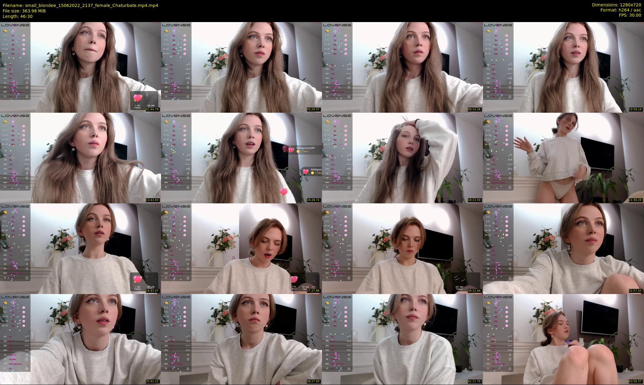 small_blondee — 47 minute Chaturbate female cam show recording, 720p, Jun 15, 2022