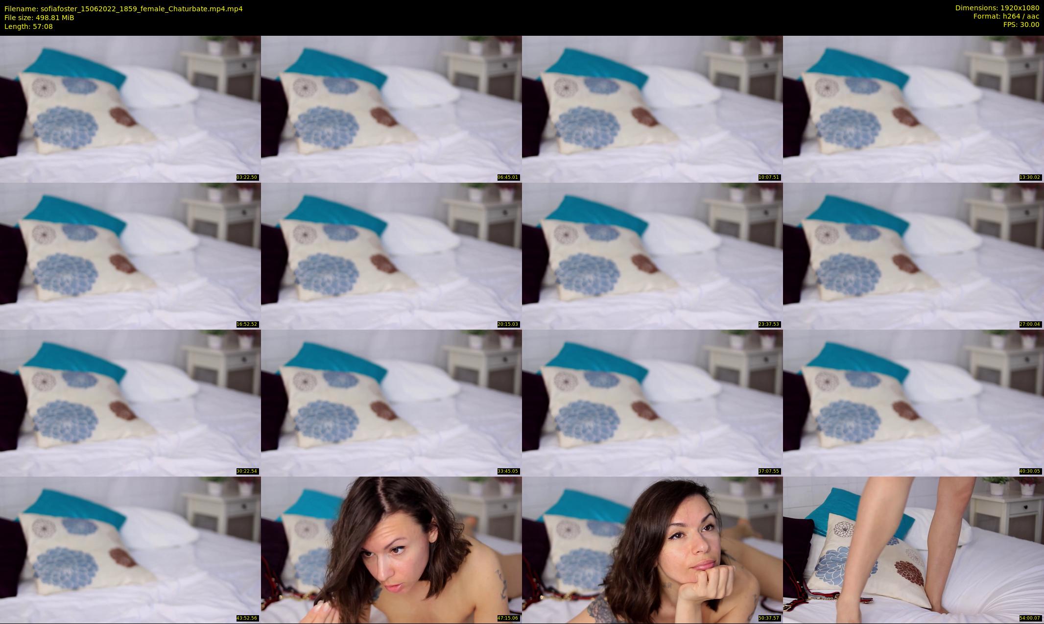 sofiafoster — 58 minute Chaturbate female cam show recording, 1080p, Jun 15, 2022