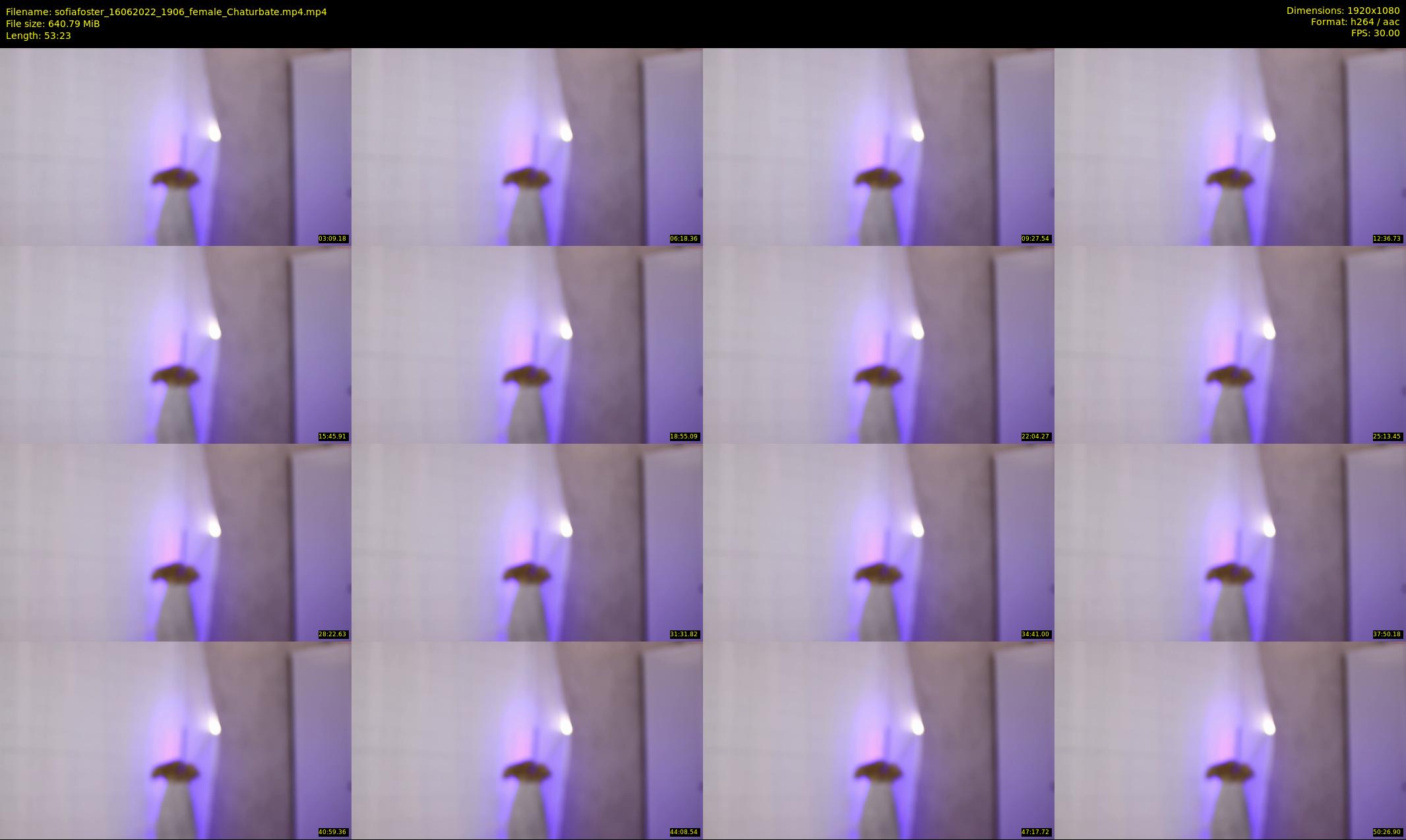 sofiafoster — 54 minute Chaturbate female cam show recording, 1080p, Jun 16, 2022