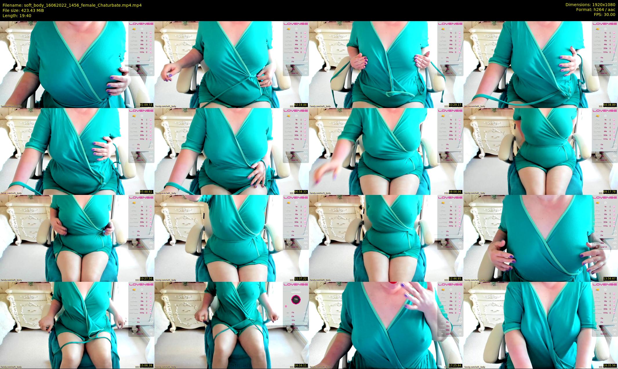 soft_body — 20 minute Chaturbate female cam show recording, 1080p, Jun 16, 2022