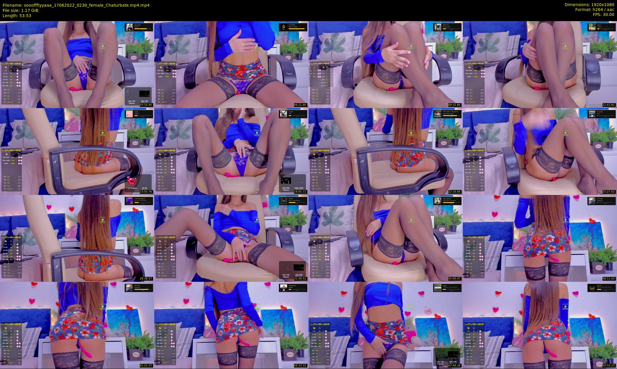 sooofffiyyaaa — 54 minute Chaturbate female cam show recording, 1080p, Jun 17, 2022