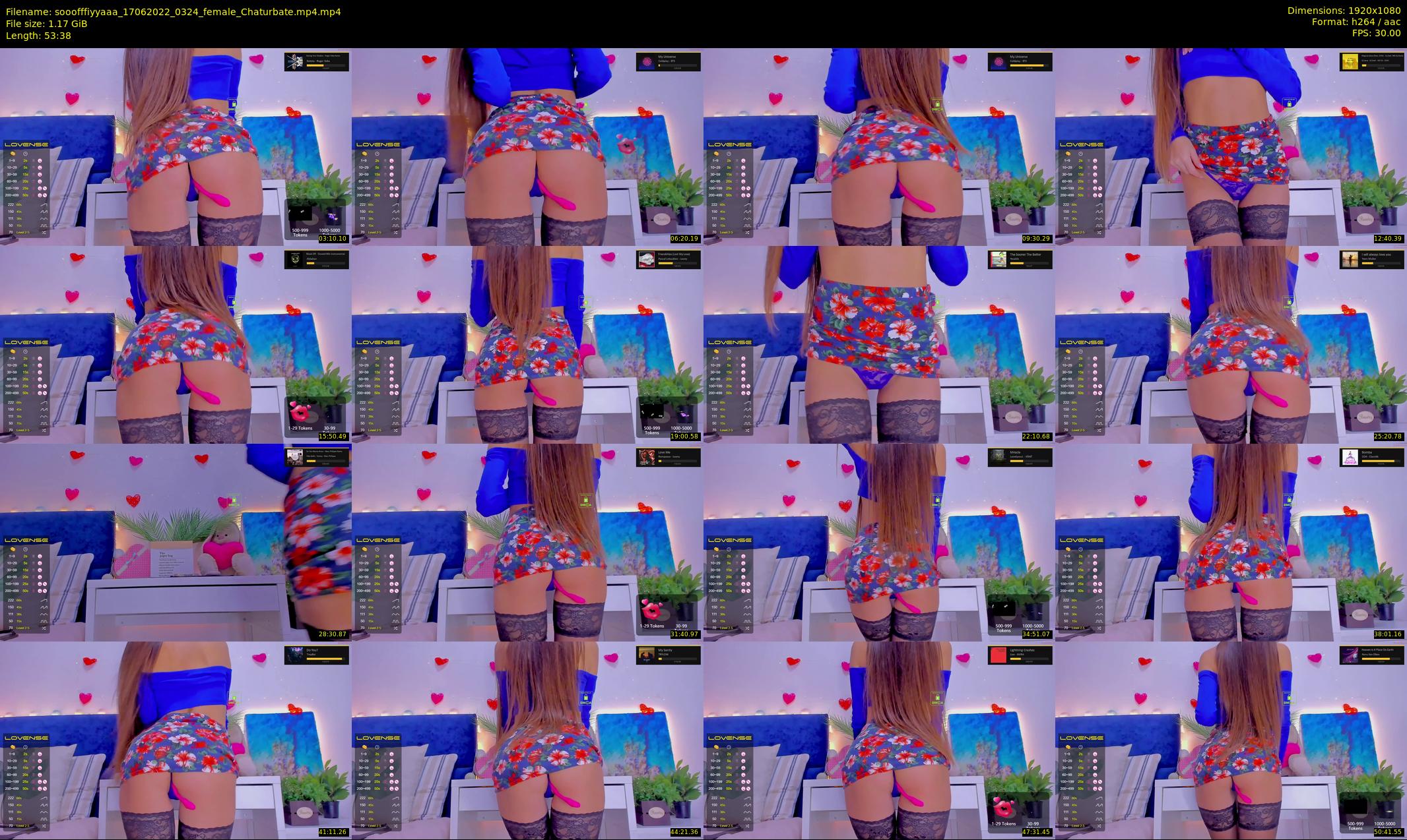 sooofffiyyaaa — 54 minute Chaturbate female cam show recording, 1080p, Jun 17, 2022