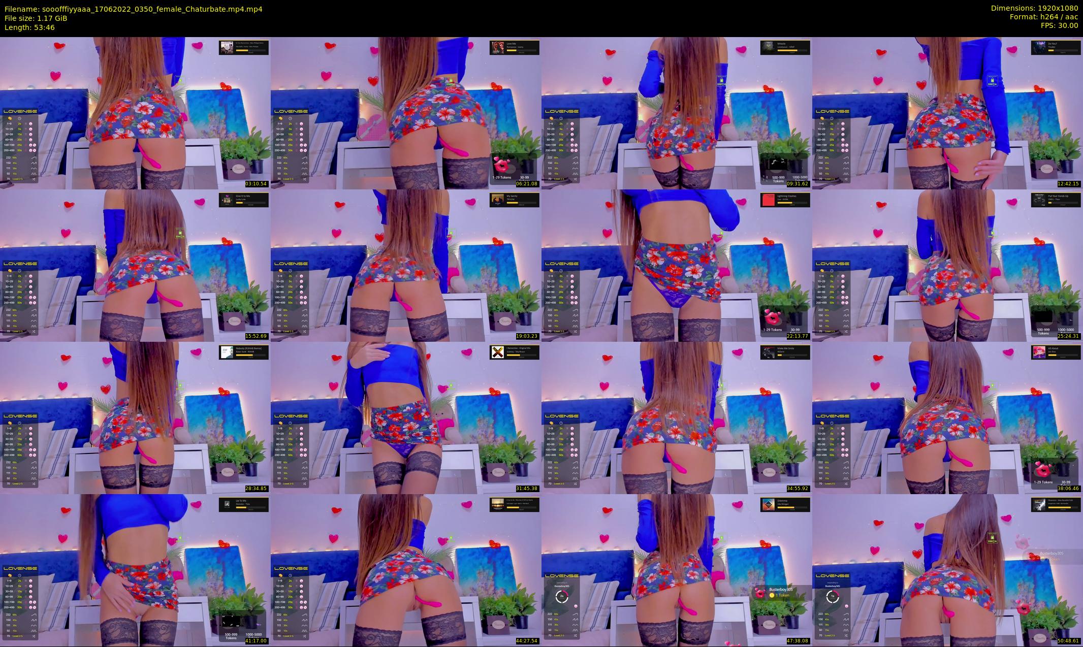 sooofffiyyaaa — 54 minute Chaturbate female cam show recording, 1080p, Jun 17, 2022